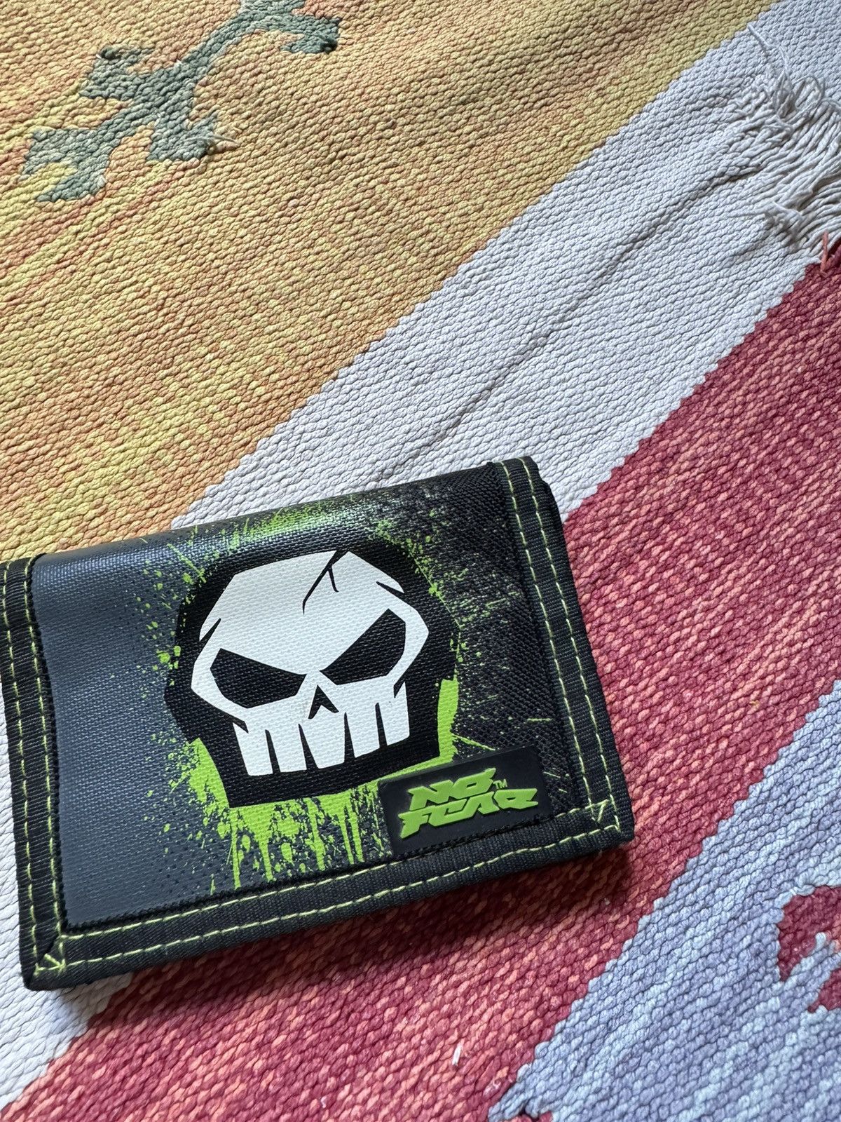 No Fear Vintage 00’s No Fear y2k Skull Every Day Wallet Size ONE SIZE - 2 Thumbnail
