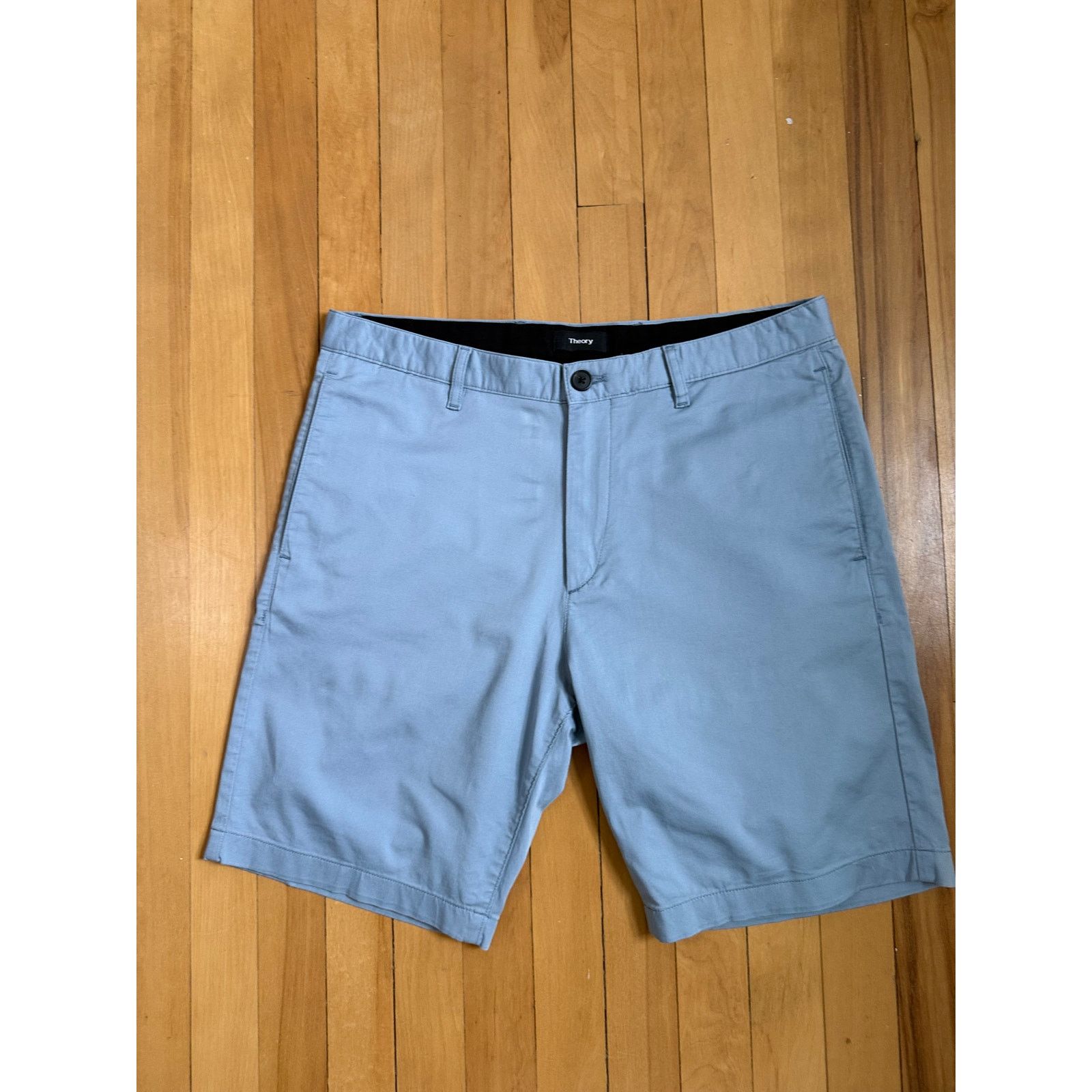 Theory Theory Men's Zaine Shorts Light Blue Size 32 EUC Slim Fit Size US 32 / EU 48 - 1 Thumbnail