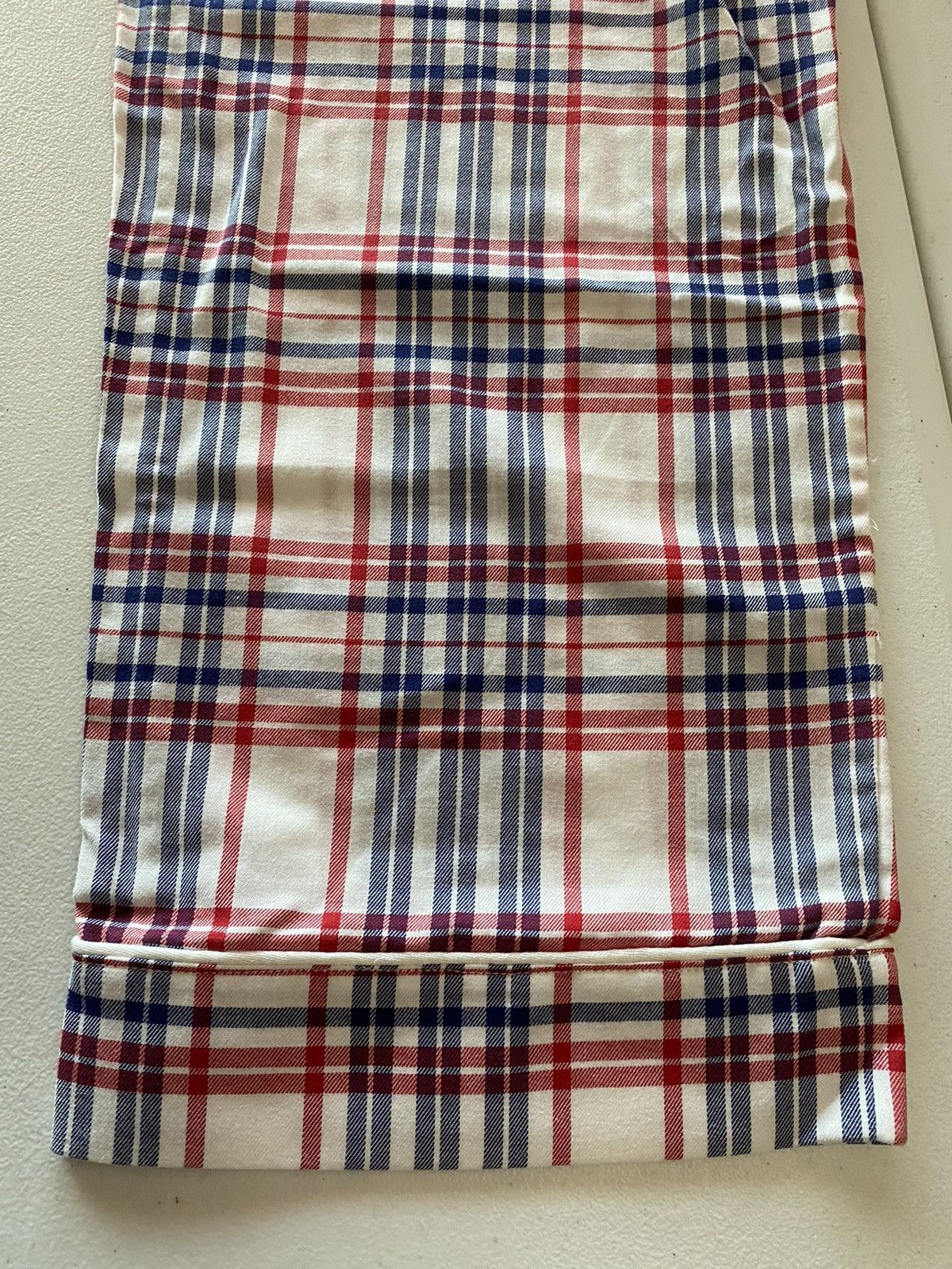 Thom Browne Thom Browne r/w/b xtreme flannel check pajama bottom 1 NWT Size US 35 - 11 Thumbnail