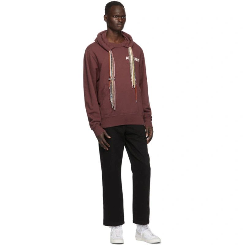 Ambush Design Burgundy Multi Drawstring Logo Hoodie Size S / US 4 / IT 40 - 4 Thumbnail