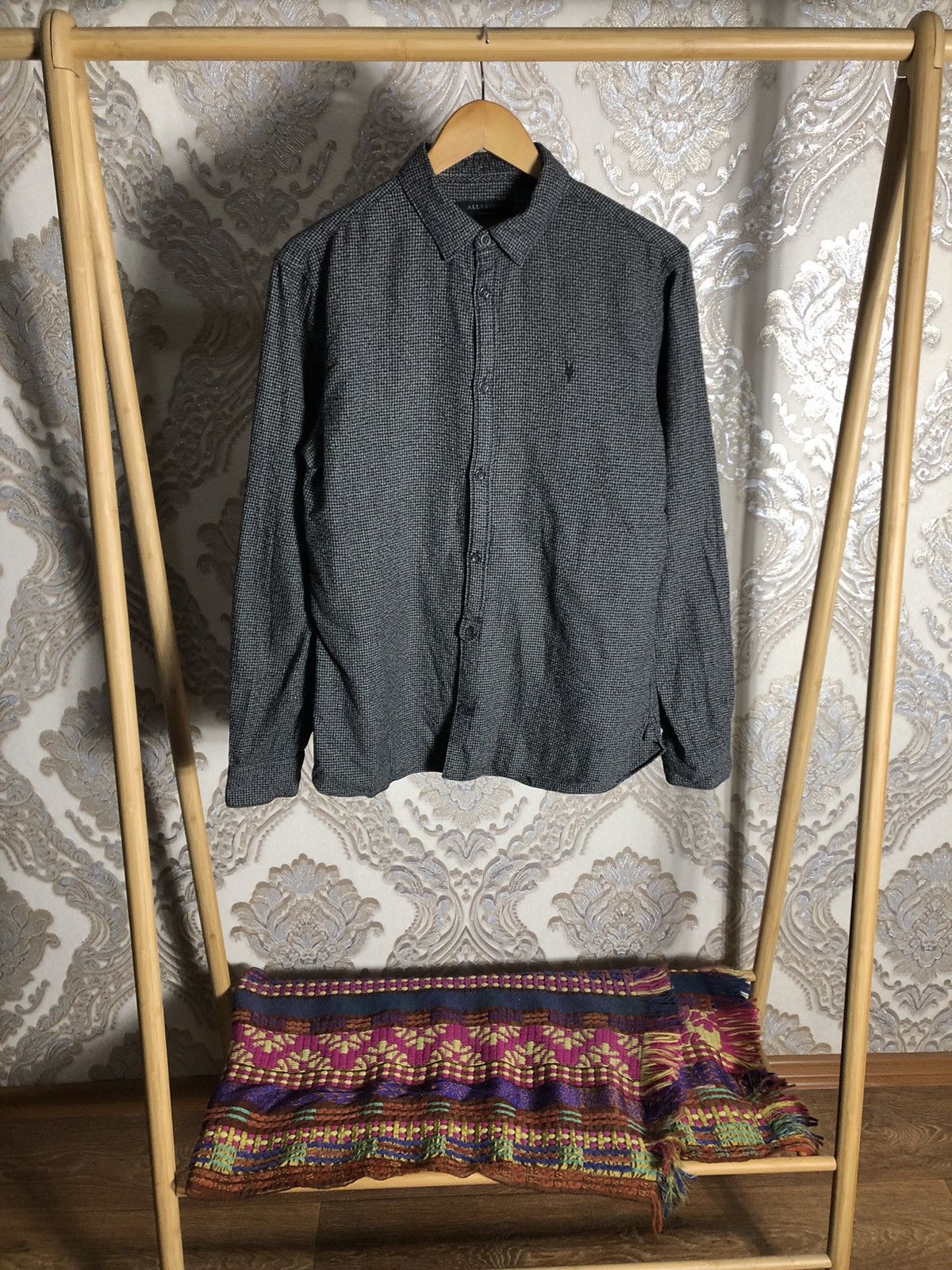 Allsaints VINTAGE ALLSAINTS BLACKSHEAR FLANNEL DESIGNER SHIRT CASUAL Size US M / EU 48-50 / 2 - 1 Thumbnail