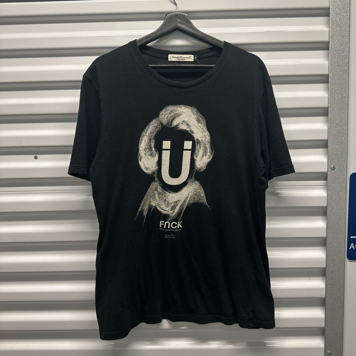 トップス undercover cross T-shirt archive 00s y2k Undercover 2001 Chaotic Discord / Interlocking | Depop
