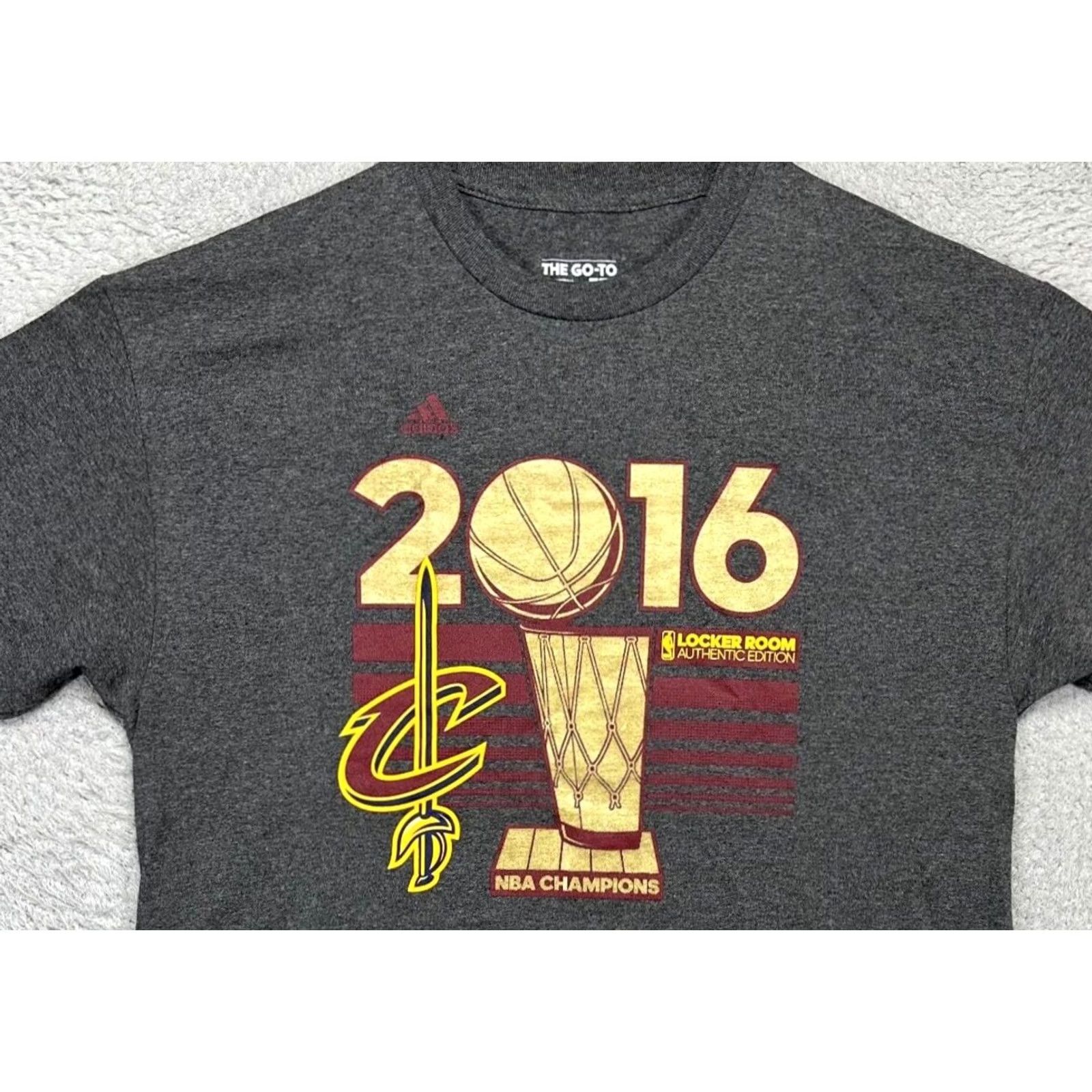Adidas Adidas The Go-To Tee Shirt Mens XL Grey Cleveland Cavaliers Championship T-Shirt Short Sleeve Crew Neck Modern 80s 90s Fan Gear Women Mens Boys Girls Size US XL / EU 56 / 4 - 2 Thumbnail