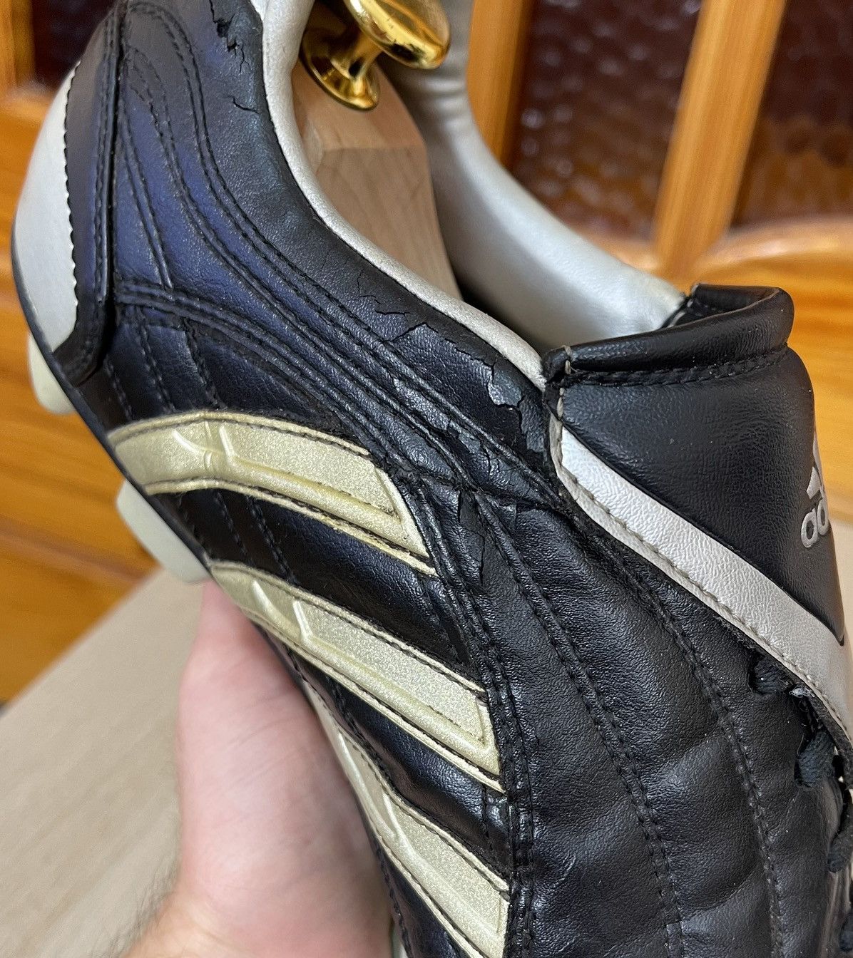 Vintage ⚽️ 2006 Vintage Adidas Predator Pulse Mania SG Football Boots Size US 11.5 / EU 44-45 - 11 Thumbnail