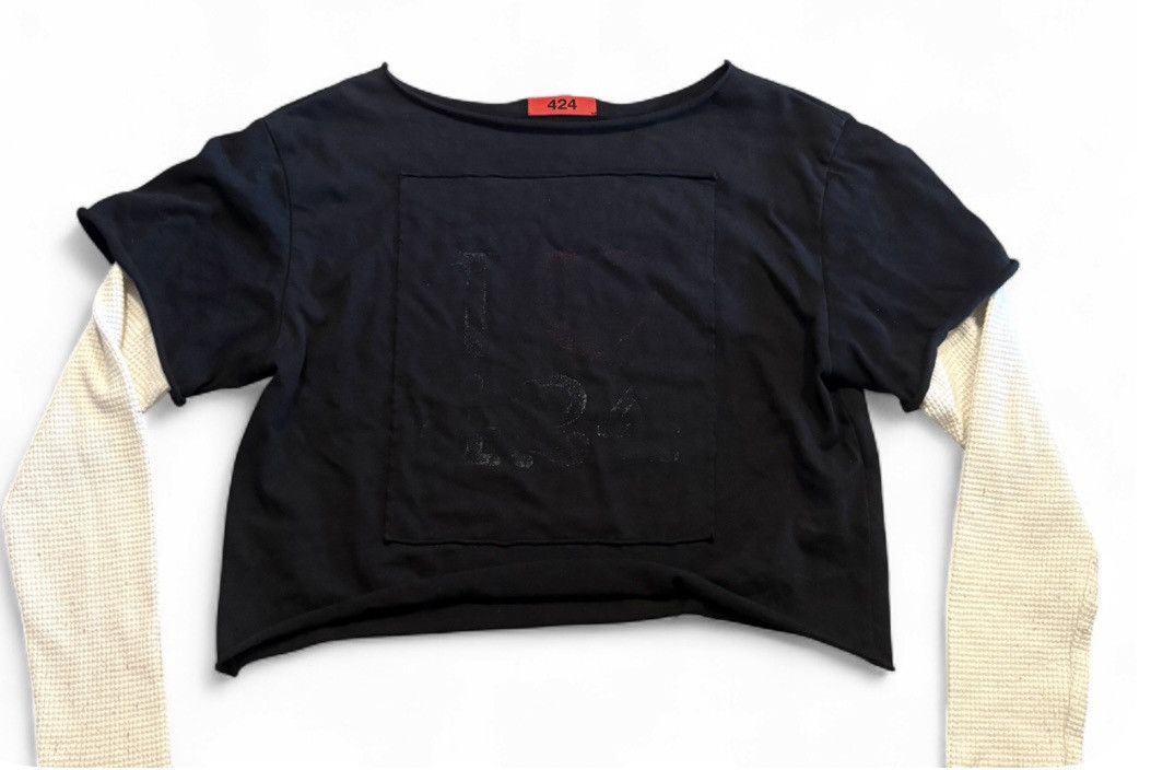 424 I Heart 424 Faded Layered Thermal Size US S / EU 44-46 / 1 - 1 Thumbnail