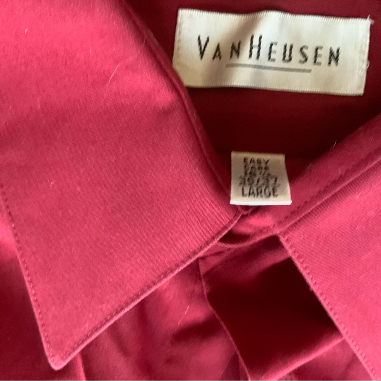 Van Heusen Van Heusen Red button-up shirt Size US L / EU 52-54 / 3 - 4 Thumbnail