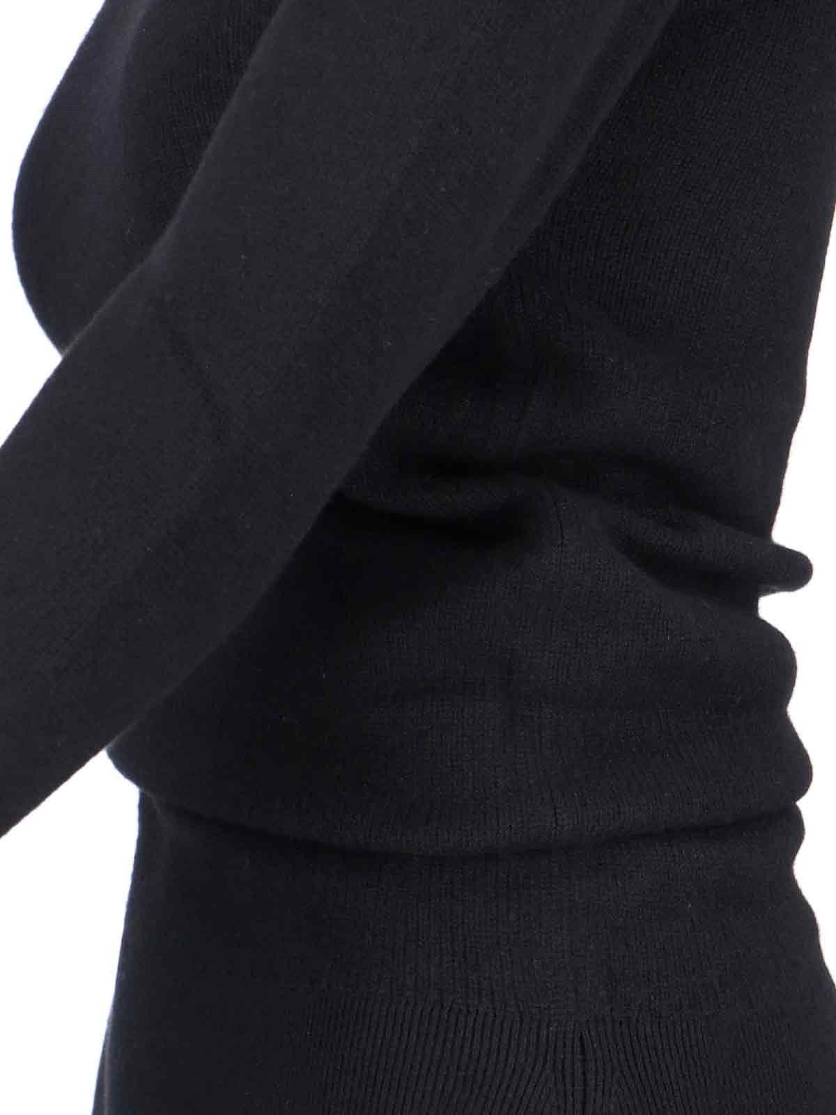 Loro Piana o1srvl11e0824 Queenstown Cashmere Maxi Dress in Black Size L / US 10 / IT 46 - 8 Thumbnail