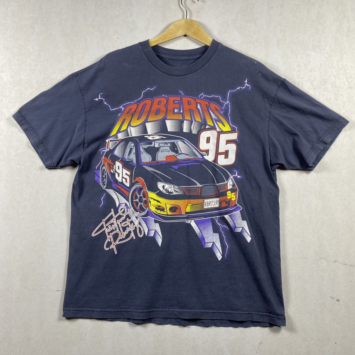 Vintage XL 90’s Tristan Roberts 95 Nascar Racing Baggy Oversized Size US XL / EU 56 / 4 - 2 Thumbnail