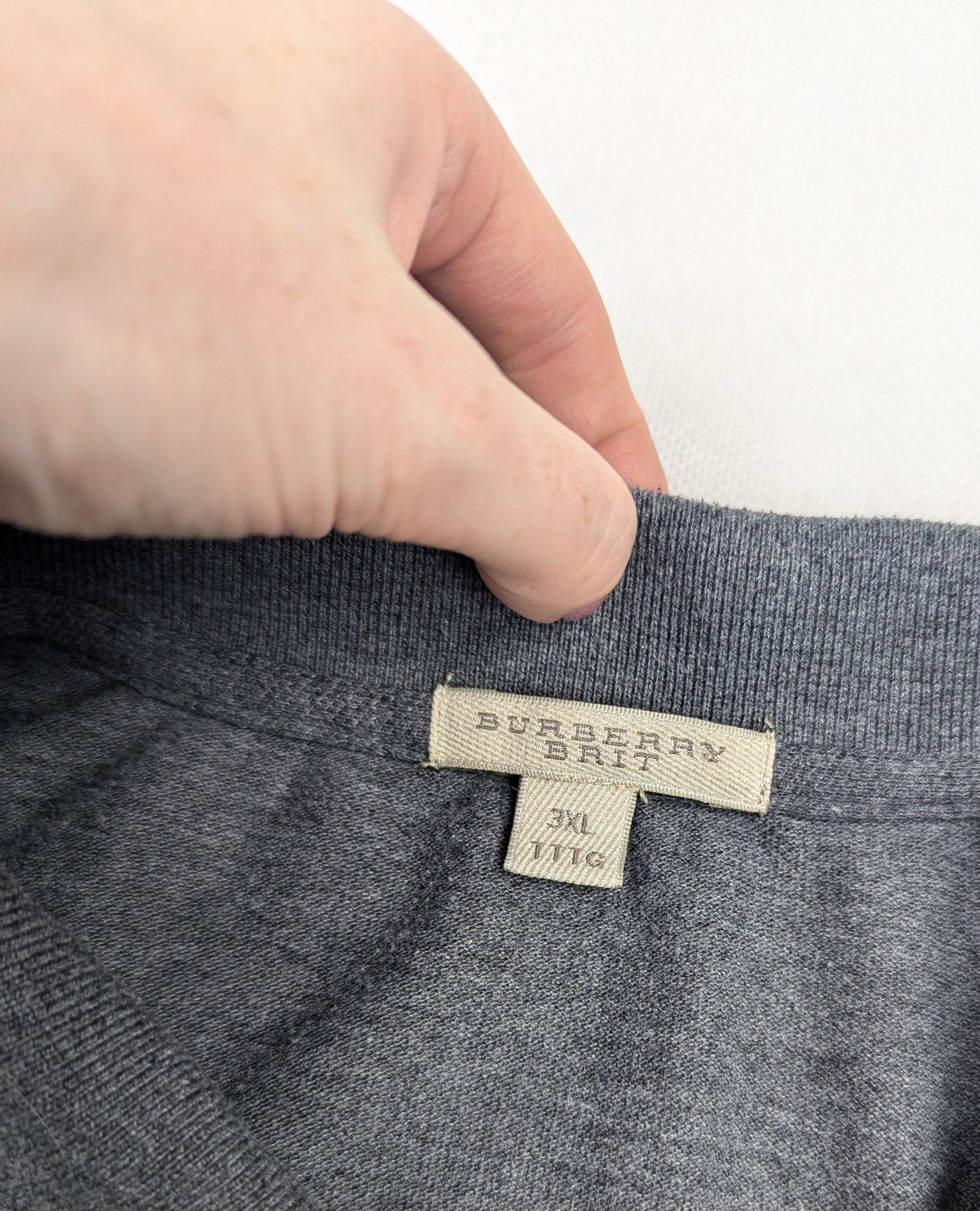 Burberry Burberry grey polo shirt XXXL nova check Size US XXL / EU 58 / 5 - 3 Thumbnail