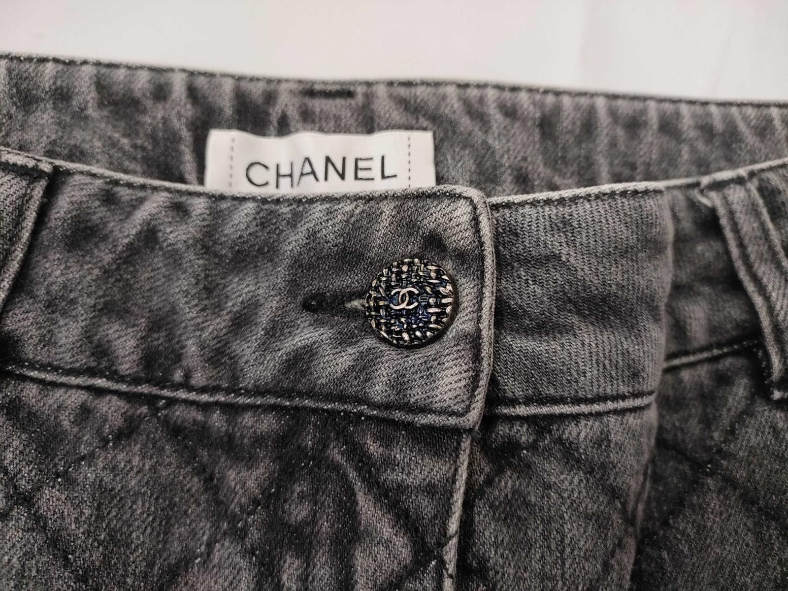 Chanel Chanel Matelasse Denim Jeans Size 30" / US 8 / IT 44 - 3 Thumbnail