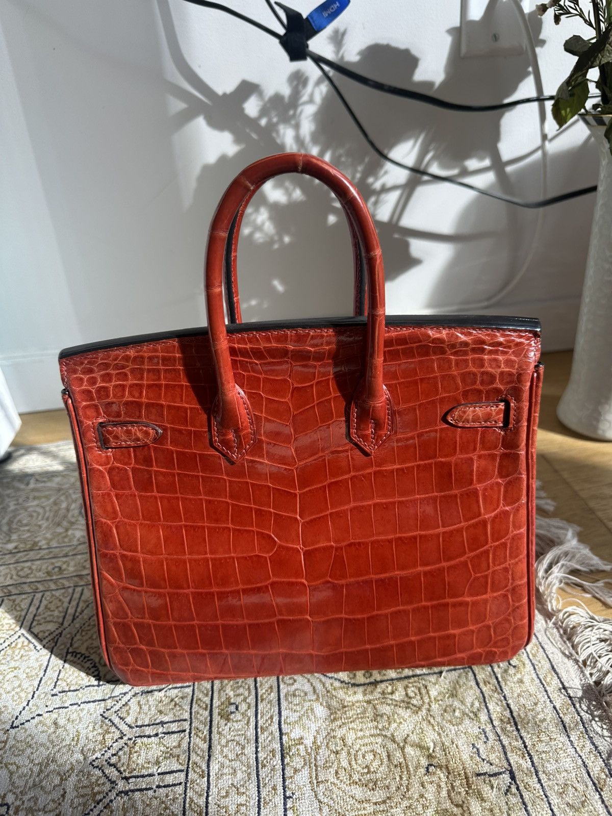 Hermes Hermès Crocodile Birkin 25 Palladium Hardware, 2015 Size ONE SIZE - 2 Thumbnail