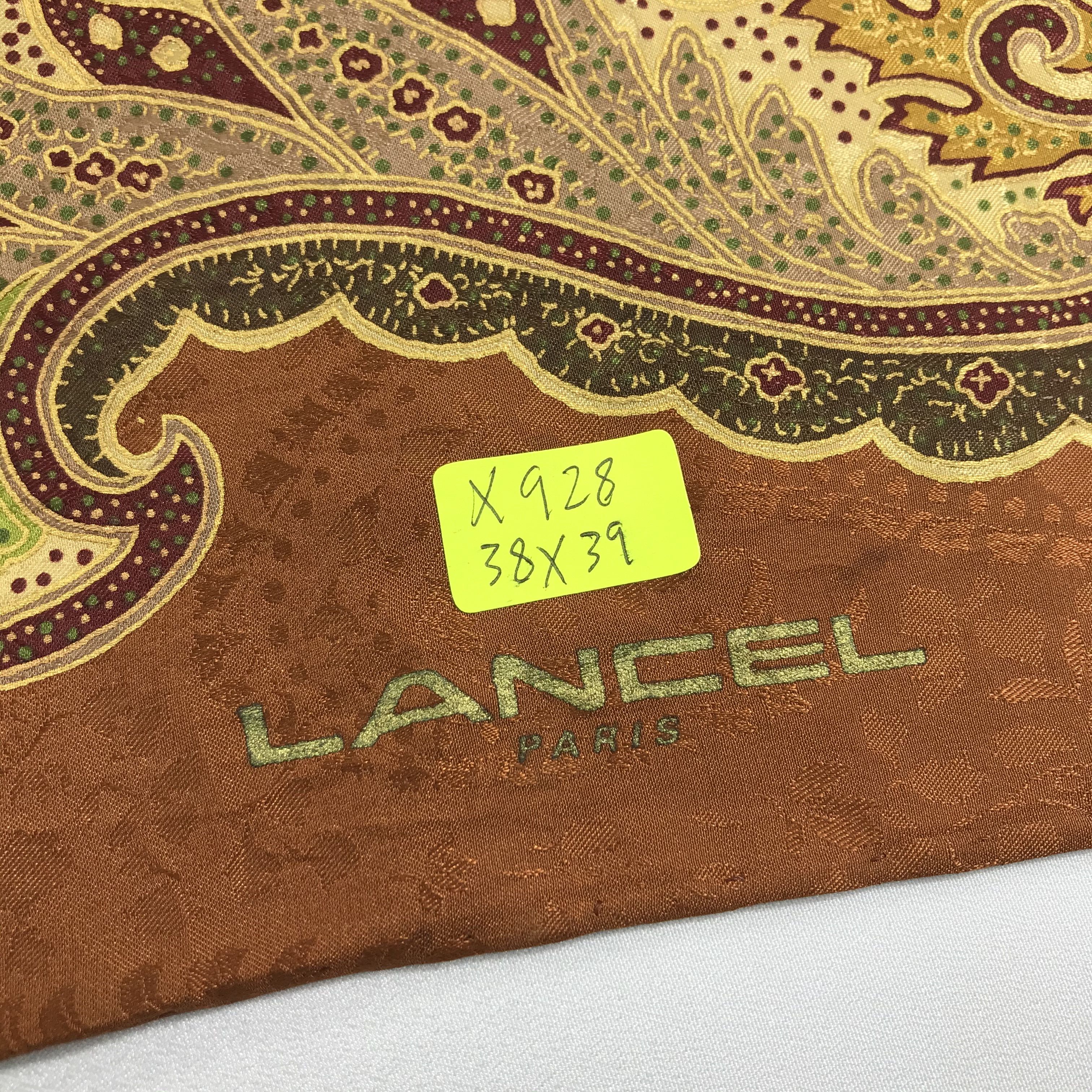 Lancel Vintage Lancel Silk Scarf Size ONE SIZE - 6 Thumbnail