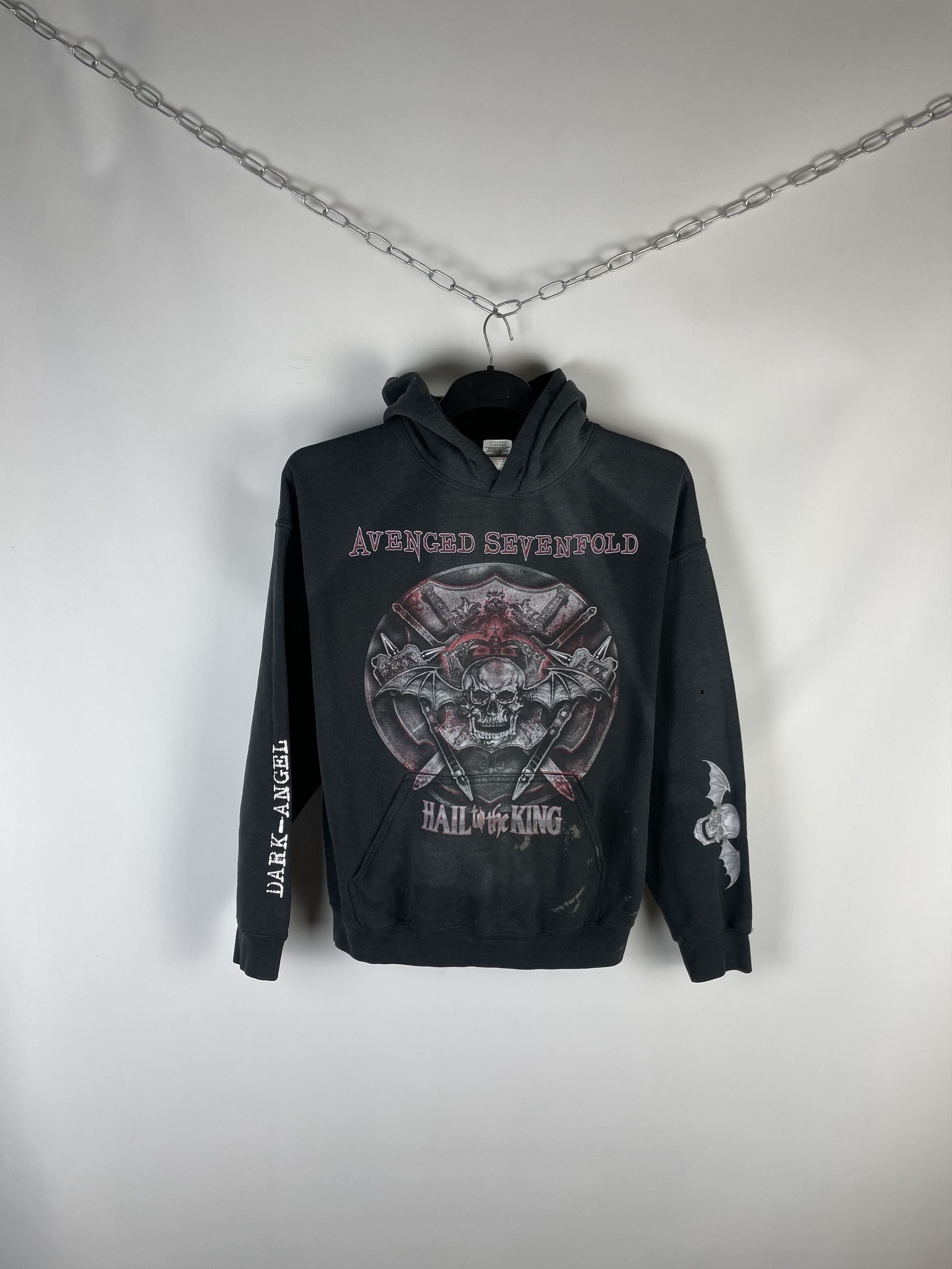 Band Tees Vintage Avenged Sevenfold Faded Band Hoodie Size US L / EU 52-54 / 3 - 1 Thumbnail