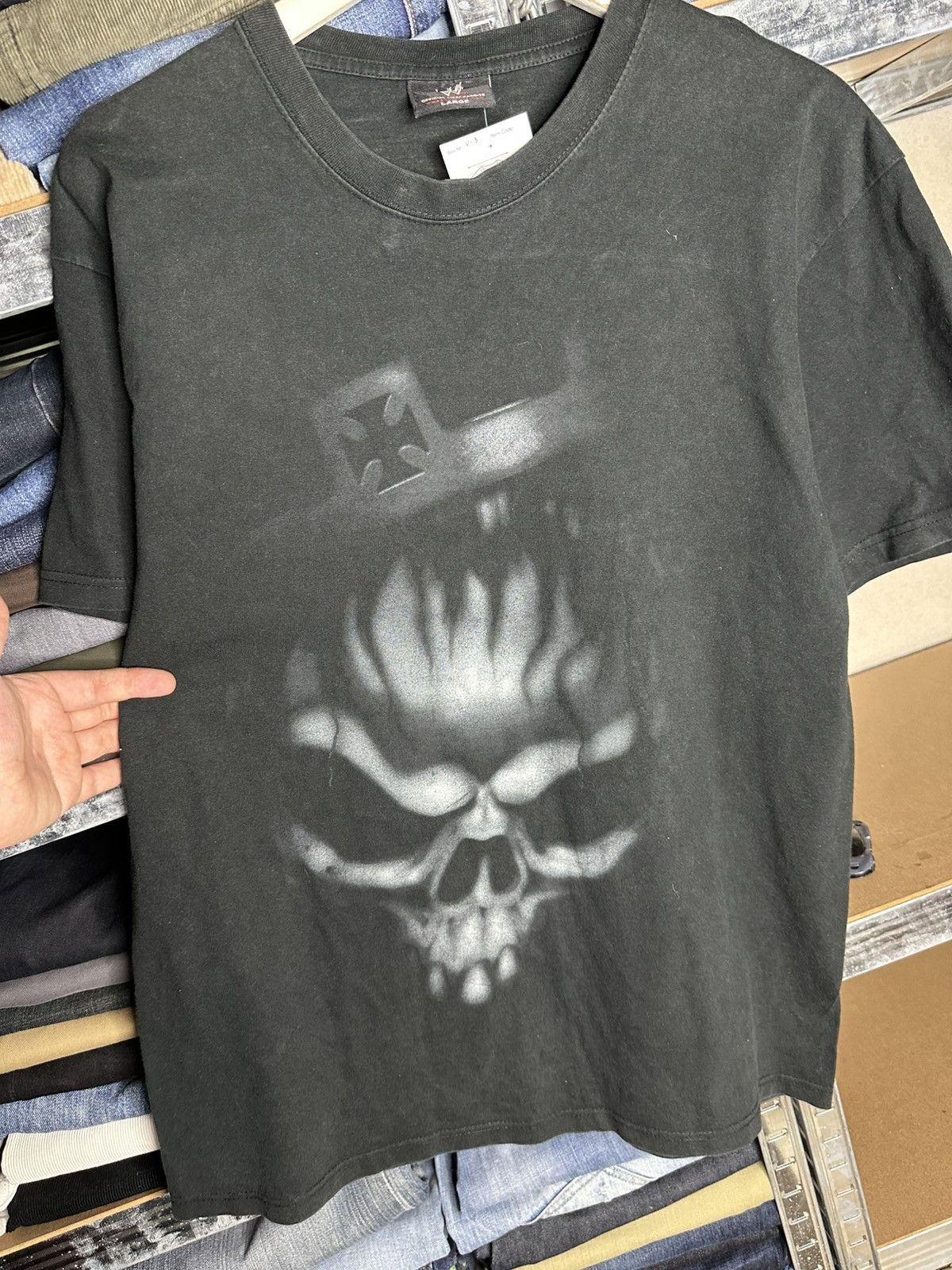 WWE Wwe Wwf Vintage Y2K King of Kings Skull Wrestling T-shirt Size US L / EU 52-54 / 3 - 3 Thumbnail