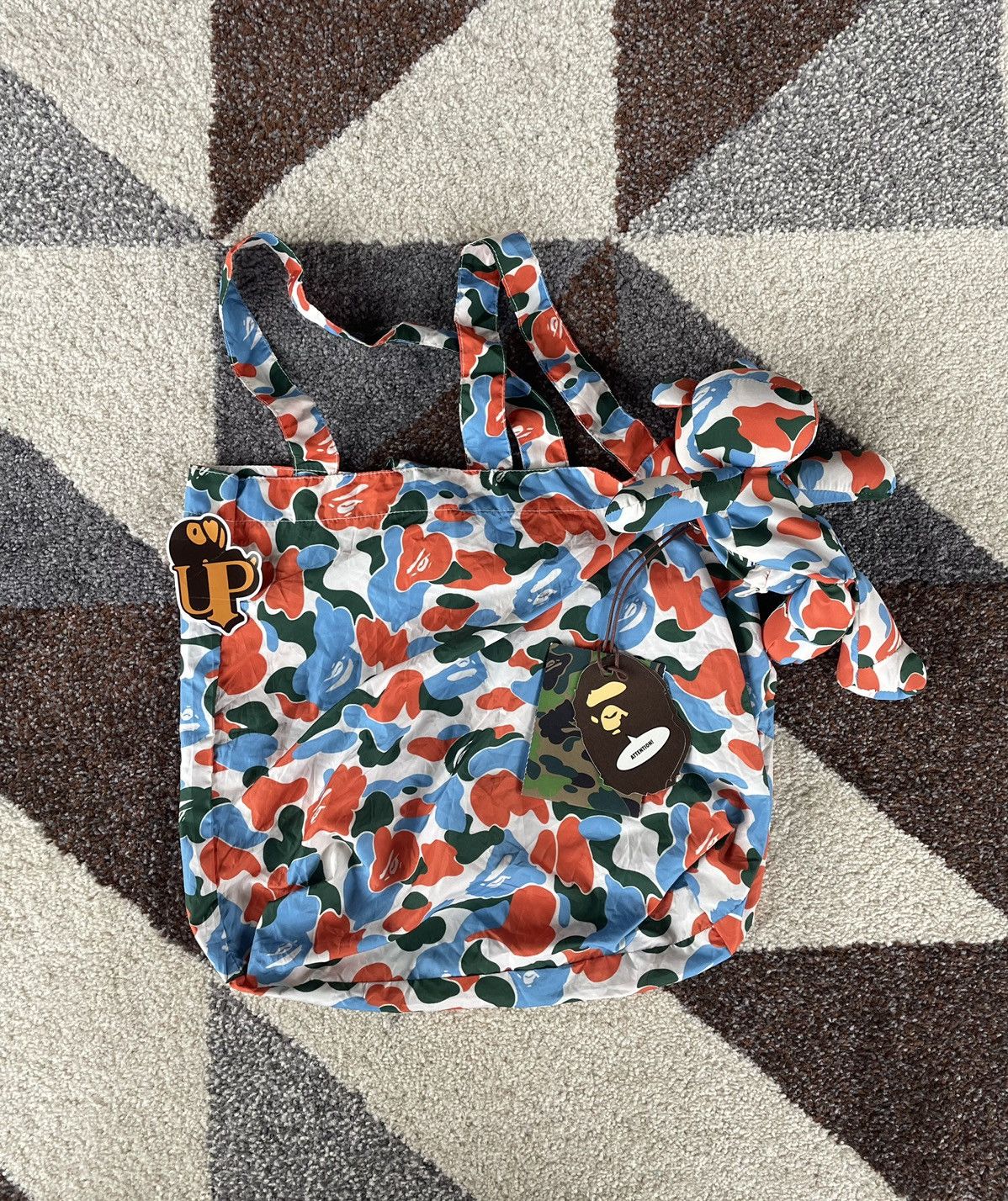 Bape Bape Indonesia Store Opening Camo Tote Bag Size ONE SIZE - 1 Thumbnail