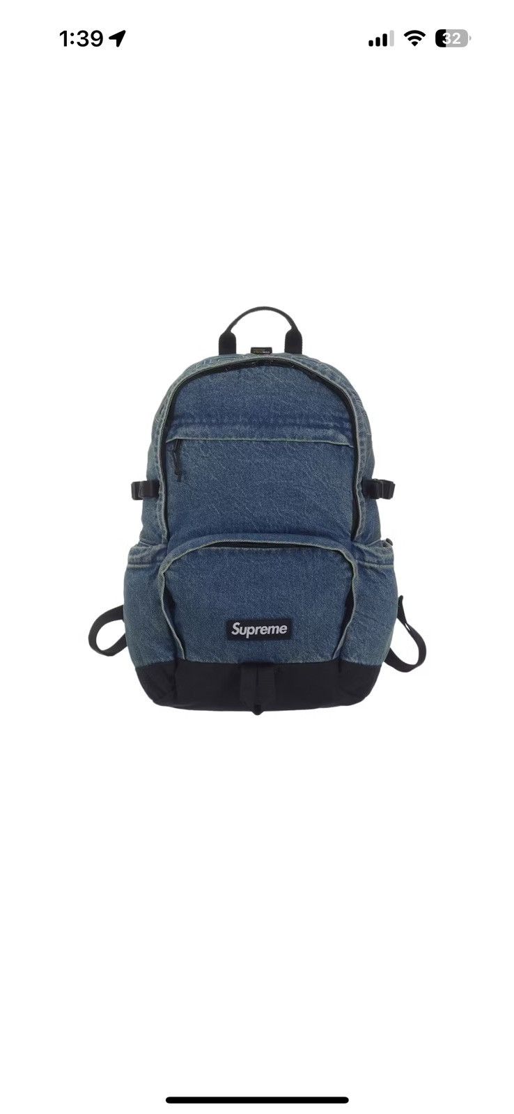 Supreme Supreme Denim Backpack Size ONE SIZE - 3 Thumbnail