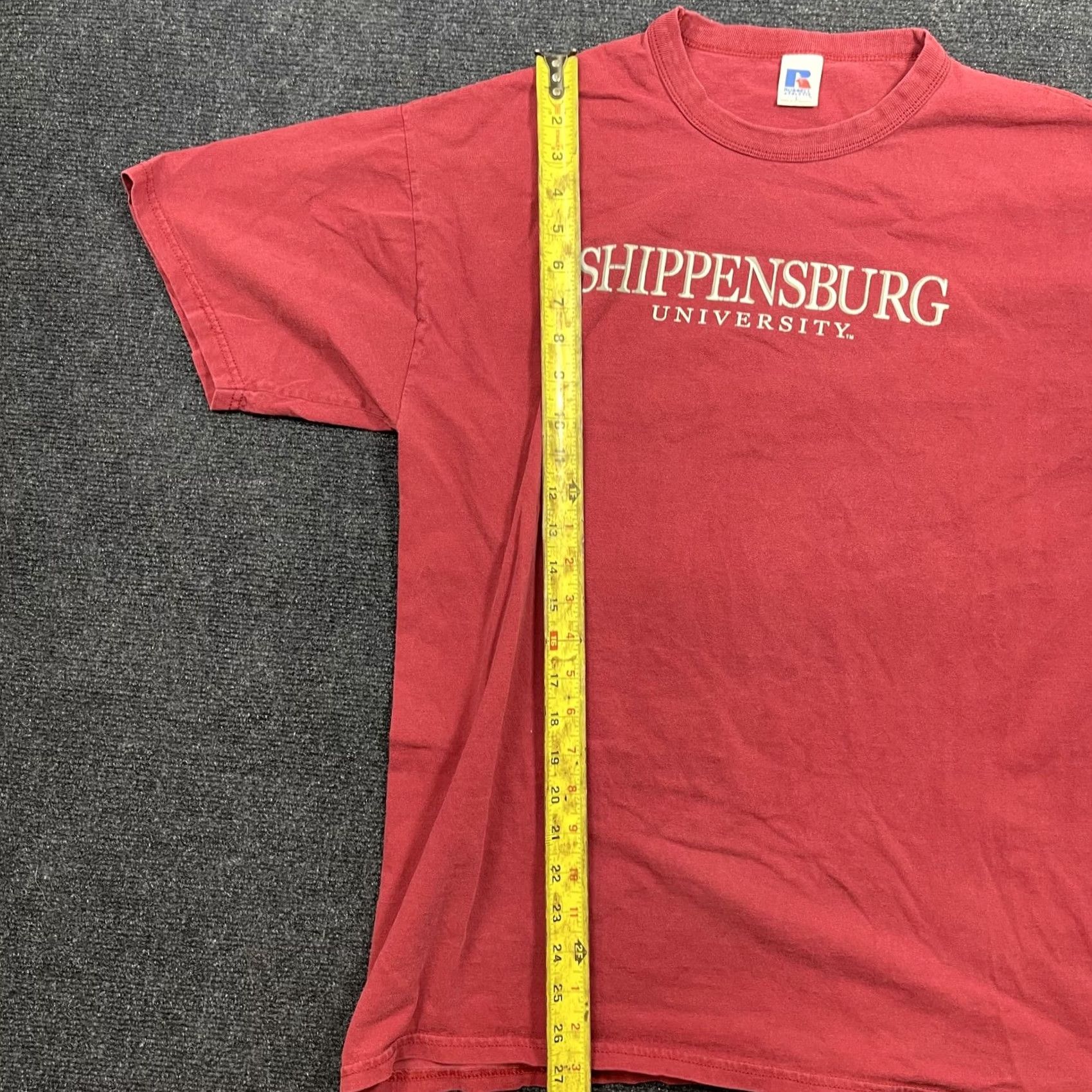 Russell Athletic Y2K Shippensburg University Shirt Men L Red Russell Athletic College T-Shirt Size US L / EU 52-54 / 3 - 4 Thumbnail