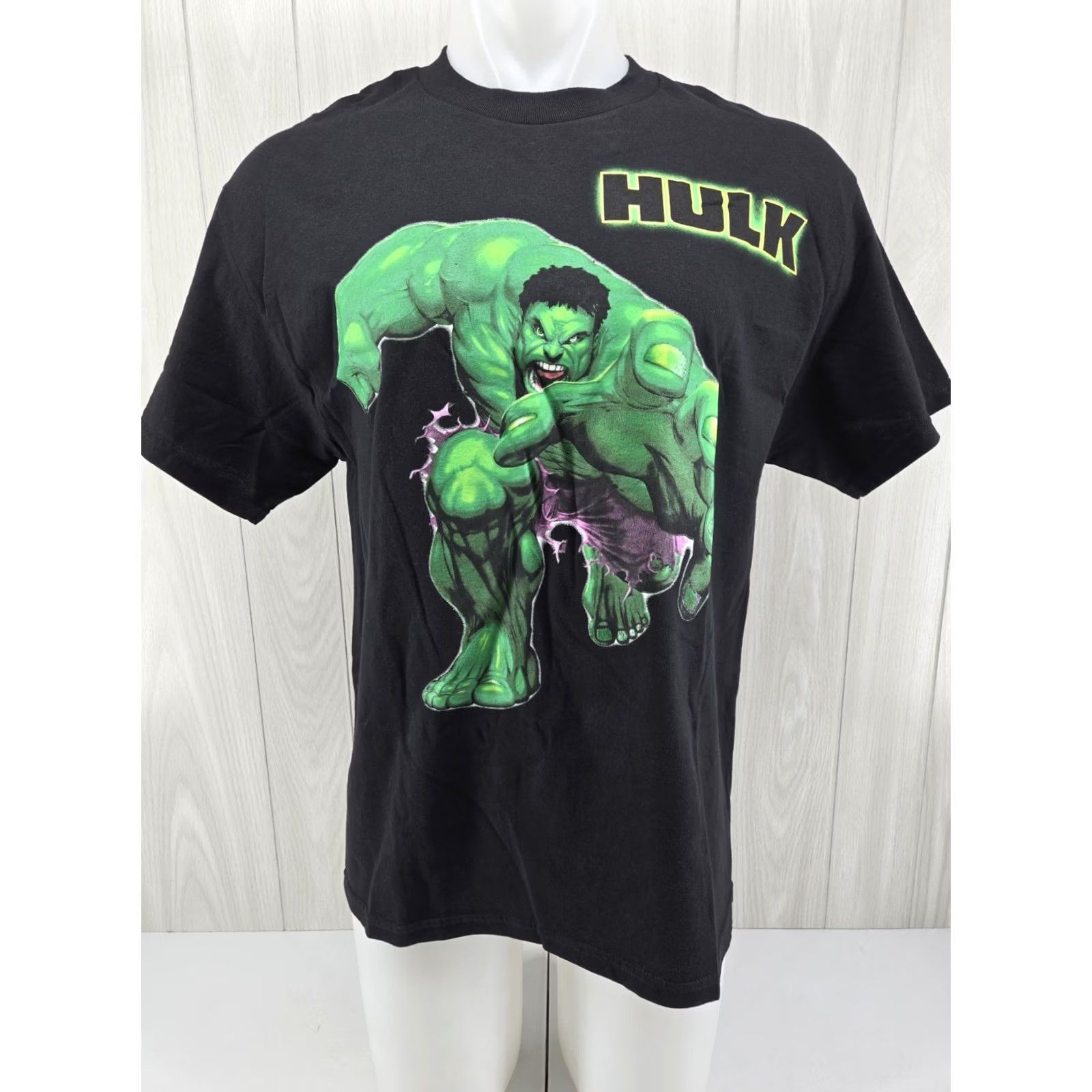 Vintage VINTAGE Marvel Comics The Hulk 2003 Movie Promo T-Shirt Mens Large Black Cotton Blend Short Sleeve NWT Size US L / EU 52-54 / 3 - 2 Thumbnail
