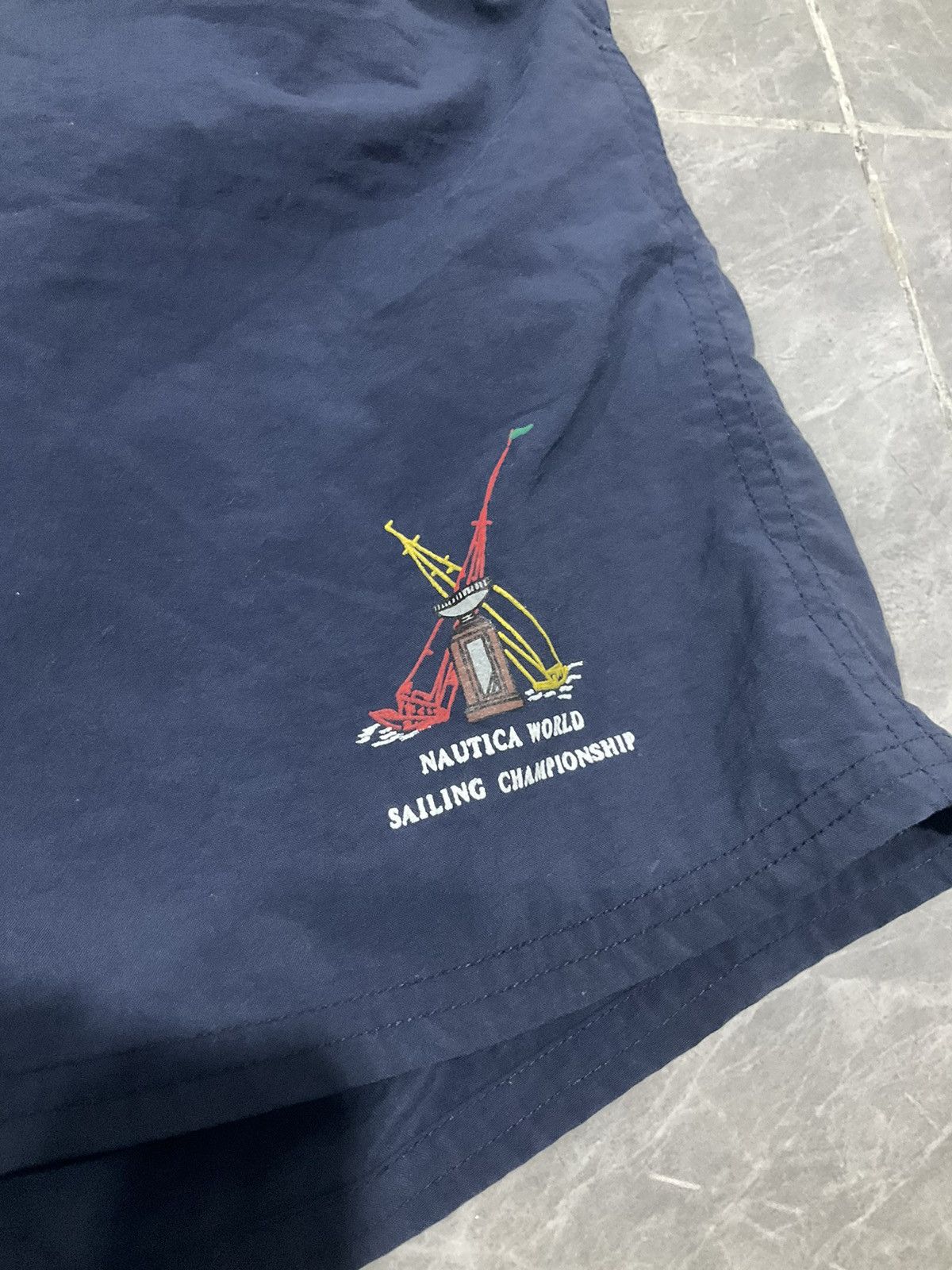 Nautica × Vintage Vintage 90s Nautica World Sailing Championship Trunk Size US 31 - 3 Thumbnail