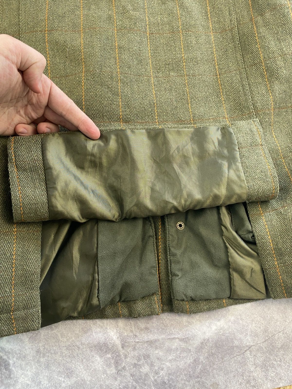 Vintage Vintage Old England Windowpane Tweed Hunting Coat Jacket M Size US M / EU 48-50 / 2 - 14 Thumbnail