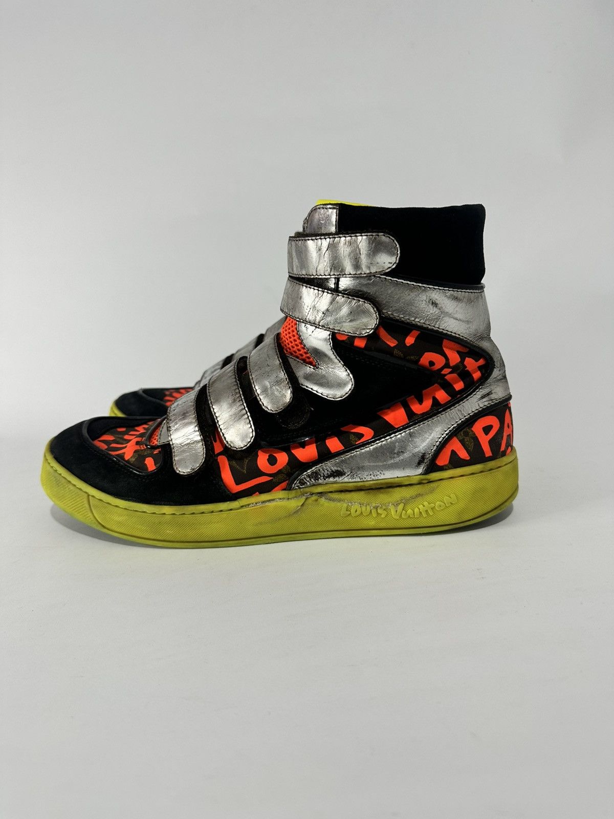 Louis Vuitton Louis Vuitton Monogram graffiti Men's High Cut
