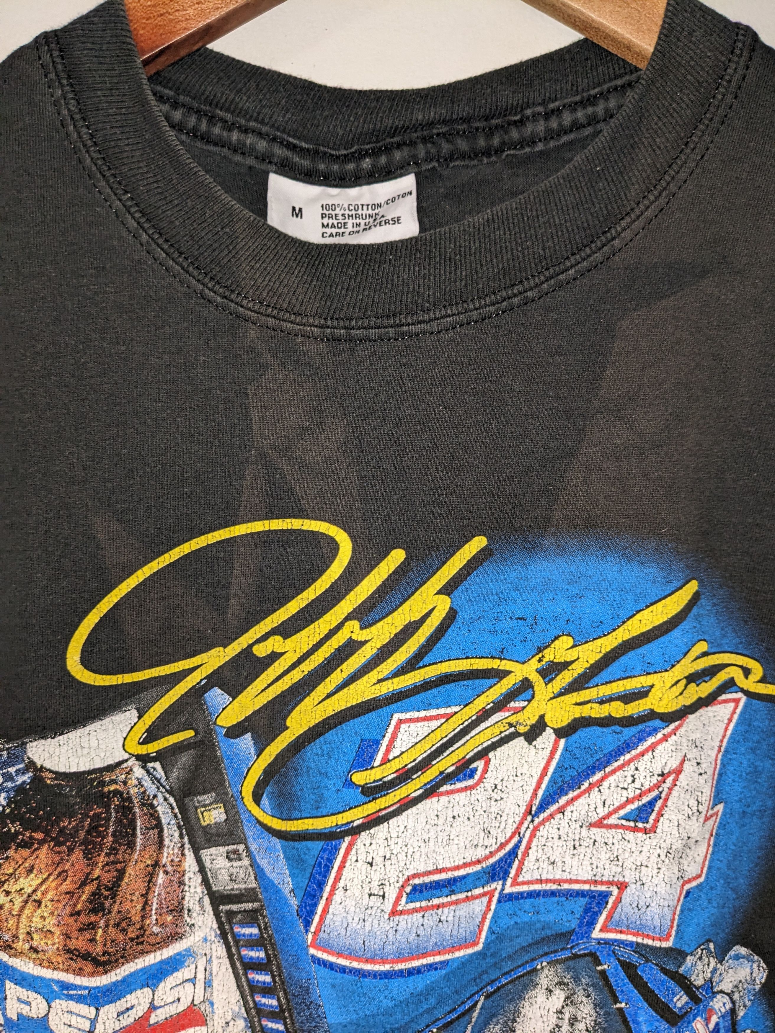 Chase Authentics × NASCAR × Vintage Vintage 1999 Nascar Jeff Gordan Pepsi Black Medium T-Shirt Size US M / EU 48-50 / 2 - 4 Thumbnail
