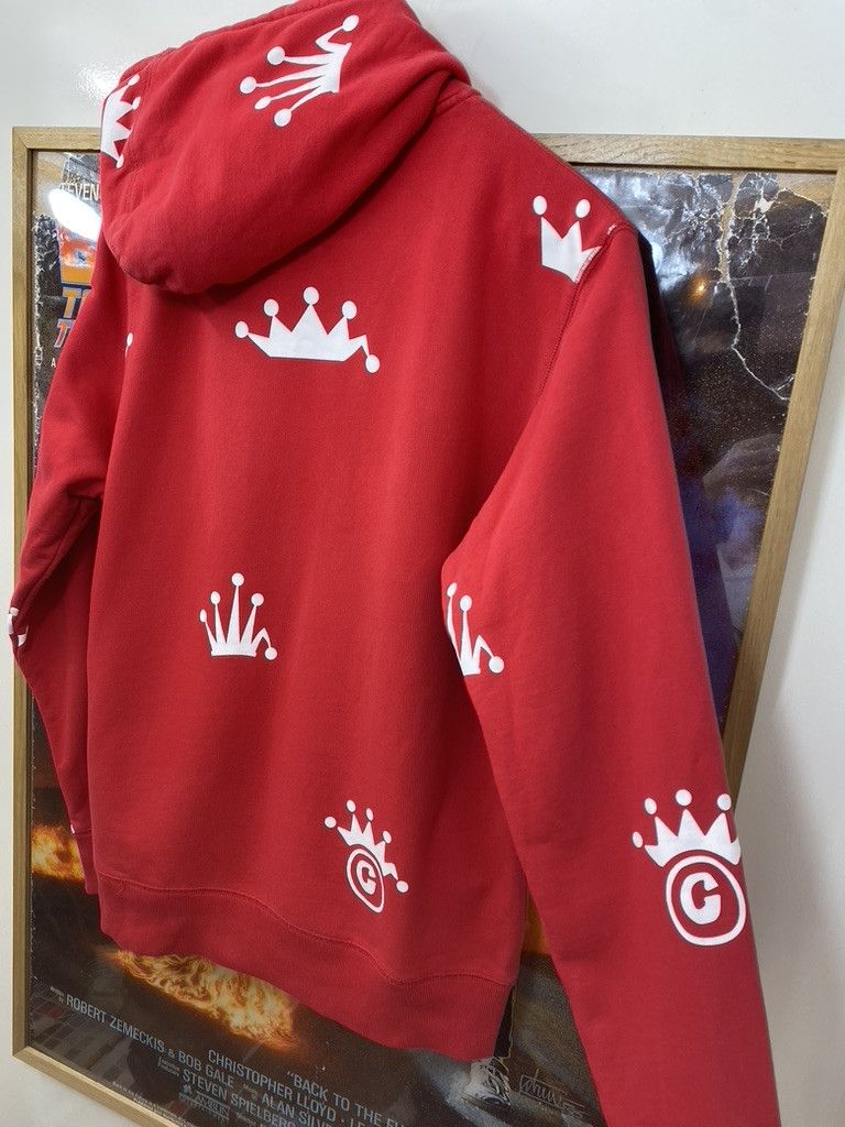 Stussy 00s Vintage Stussy Multi Crown Logo Print Zip Up Hoodie Size US M / EU 48-50 / 2 - 5 Thumbnail