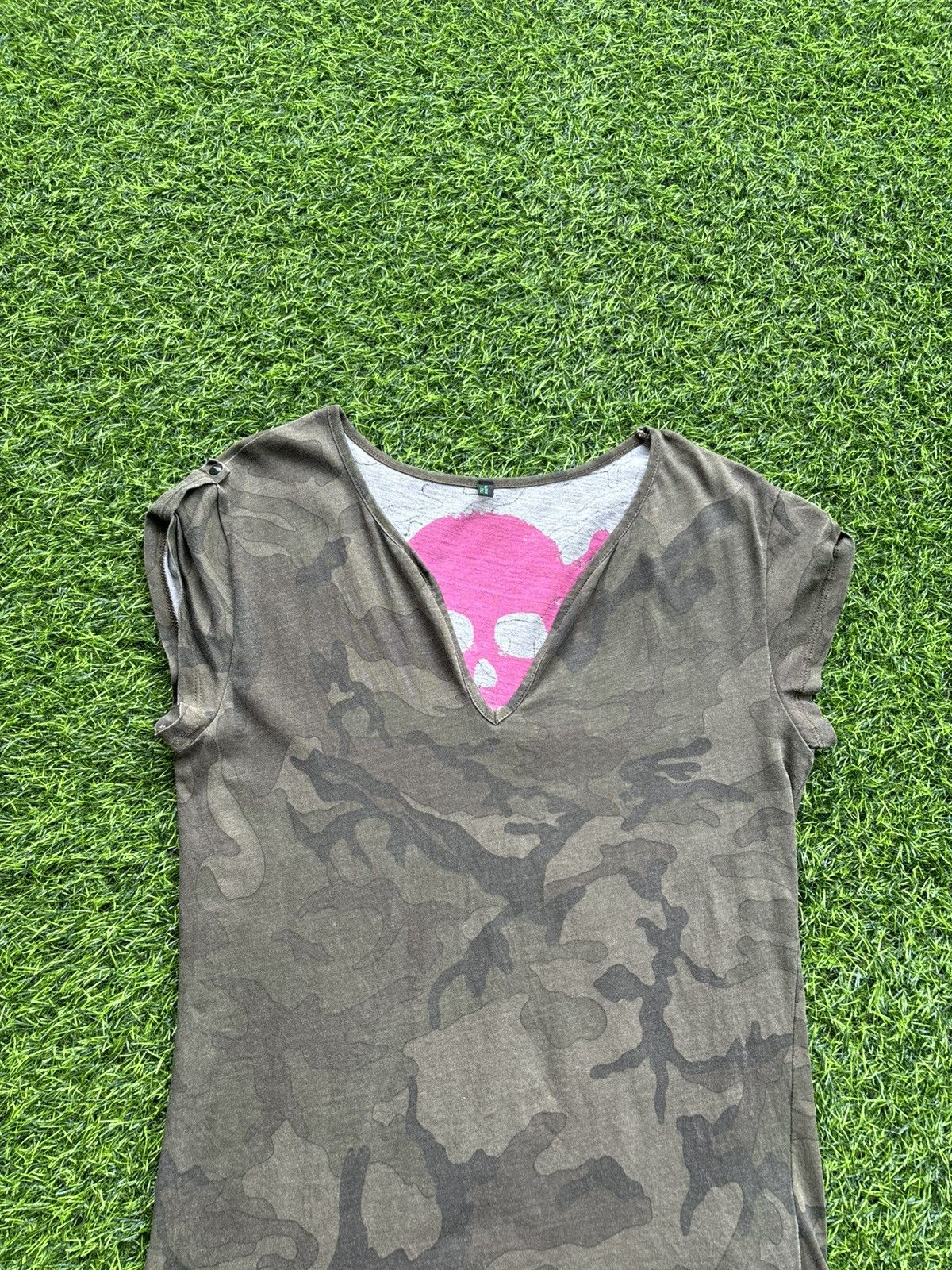 Hysteric Glamour Y2k Stile Benetton Skull Camo Punk Style Women's Size S / US 4 / IT 40 - 2 Thumbnail