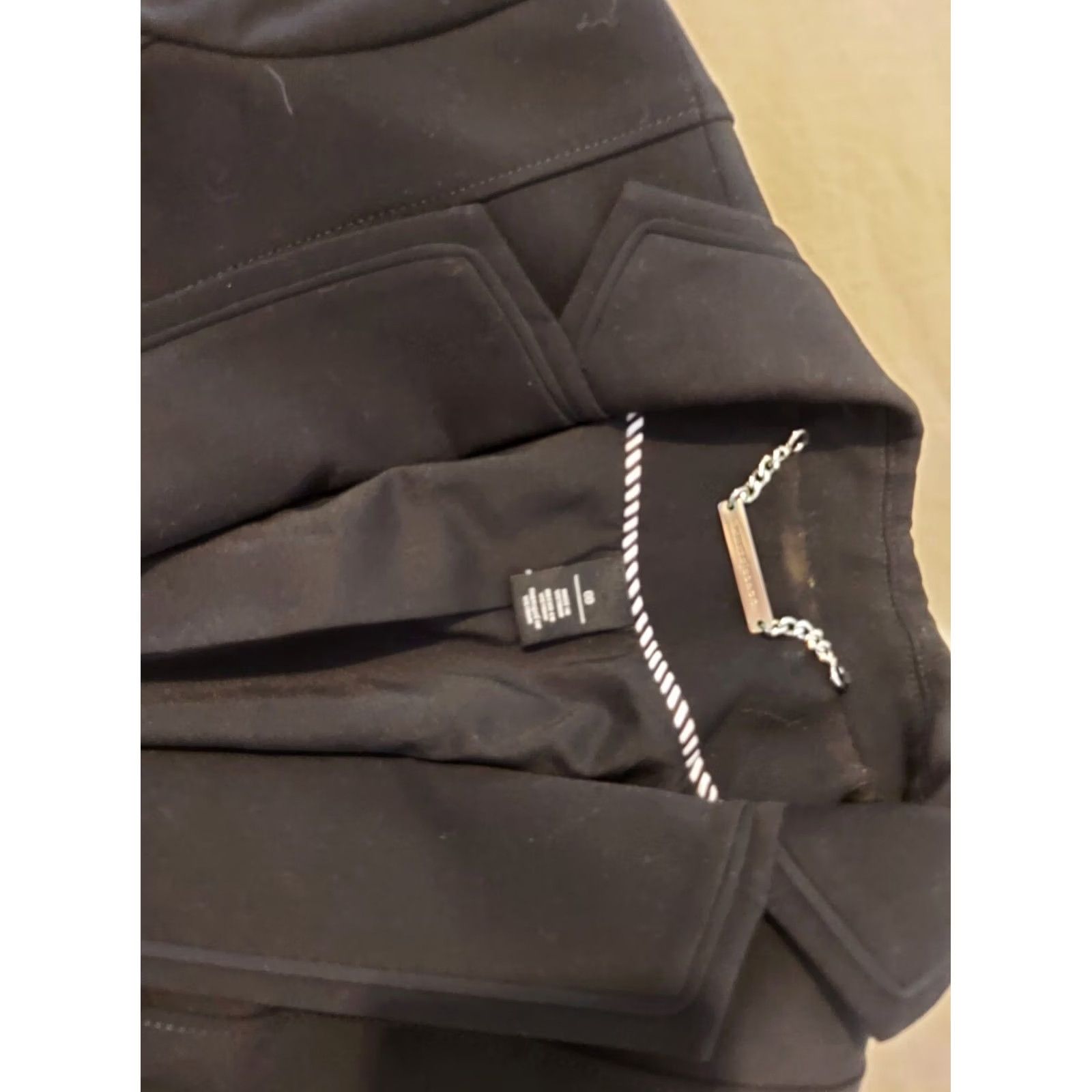 Vintage Blazer Jacket Womens 00 Black White House Market Size XXS / US 00 / IT 34 - 2 Thumbnail