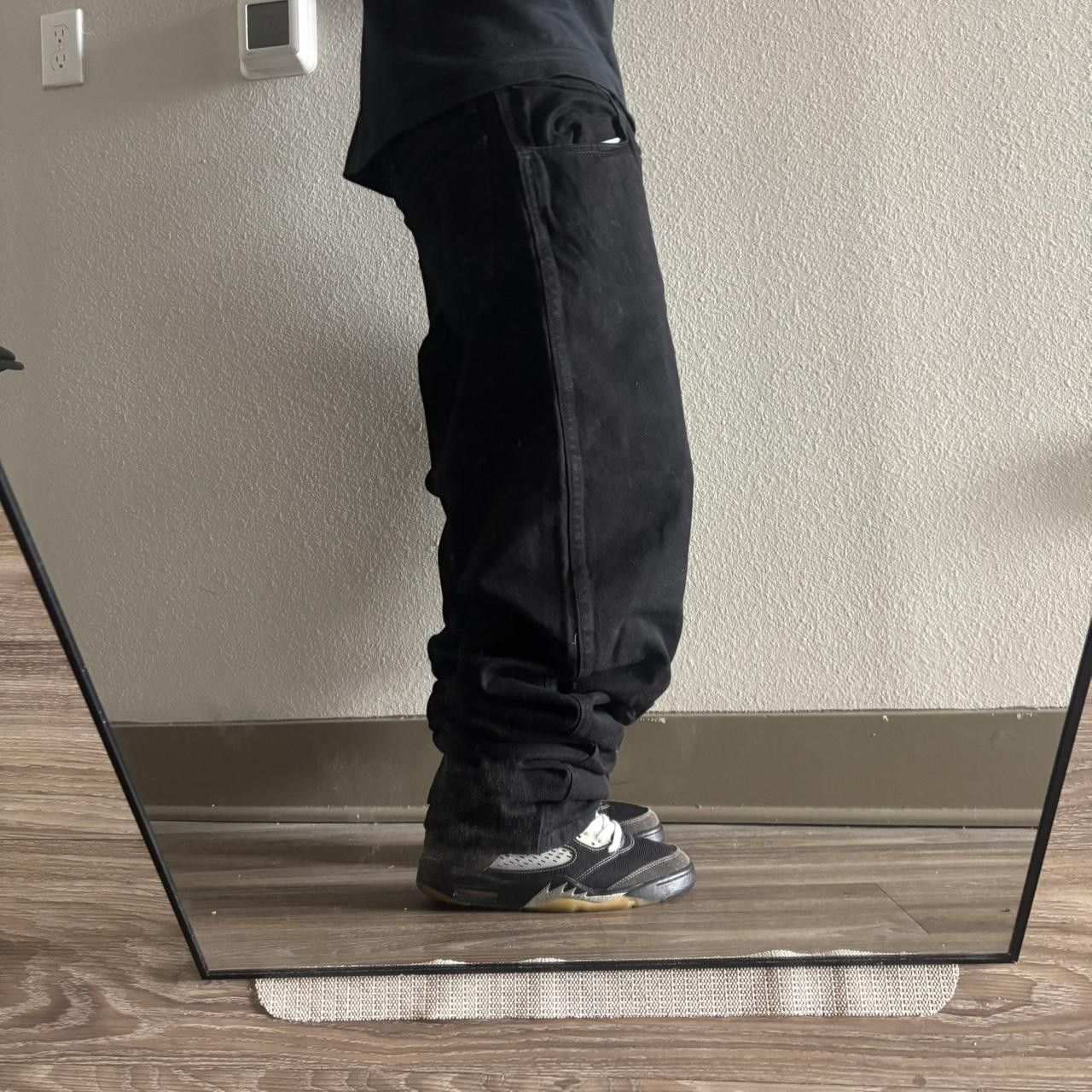 Vintage Crazy Vintage Y2K/2000s Grunge Black Baggy Denim Jeans! 36x38 Size US 36 / EU 52 - 2 Thumbnail