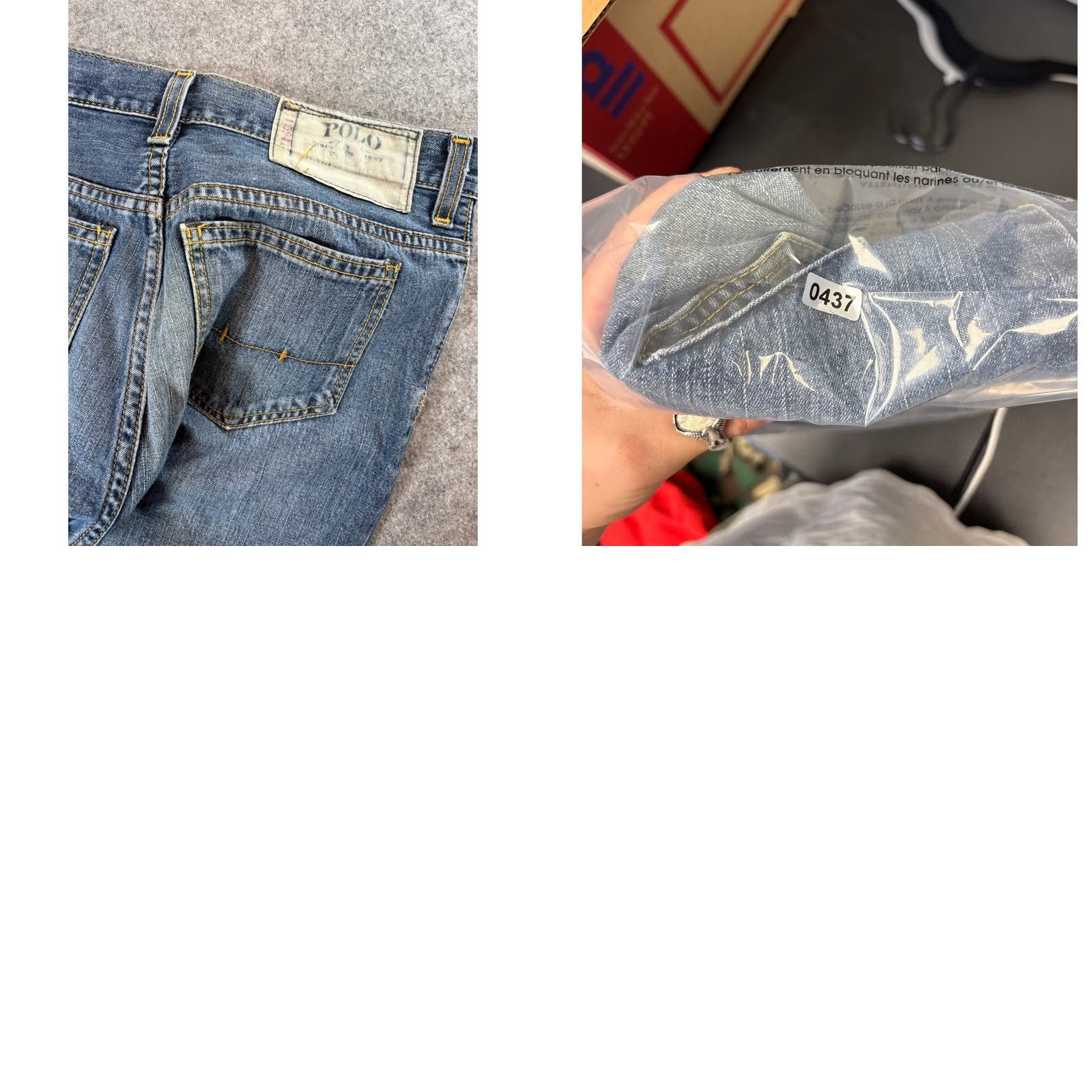 Polo Ralph Lauren VINTAGE Polo Ralph Lauren Jeans Womens 18 Denim Relaxed Straight Blue 5-Pocket 28x30 Size 40" / US 18 - 8 Thumbnail