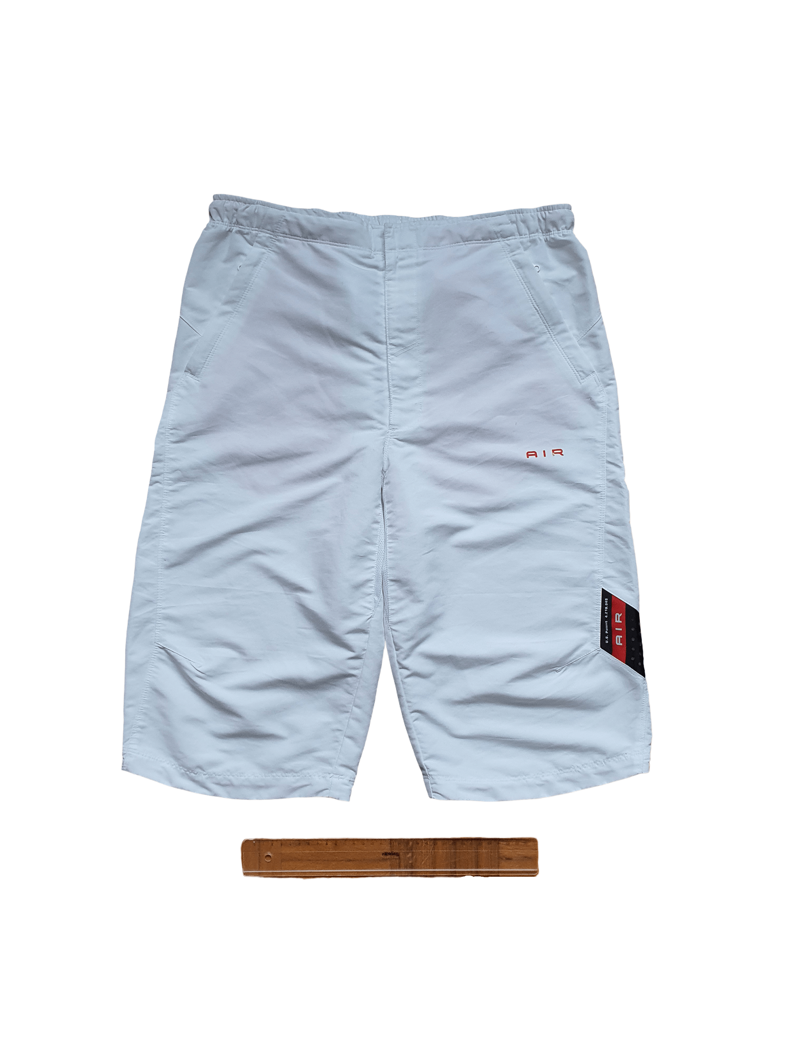 Nike 3/4 Capri Pants Shorts - Vintage (00s, Y2K) - Technical Size US 32 / EU 48 - 1 Thumbnail