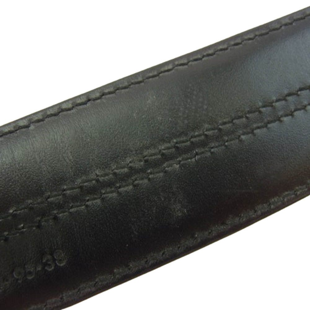 Gucci Leather Silver Buckle Belt Size ONE SIZE - 5 Thumbnail