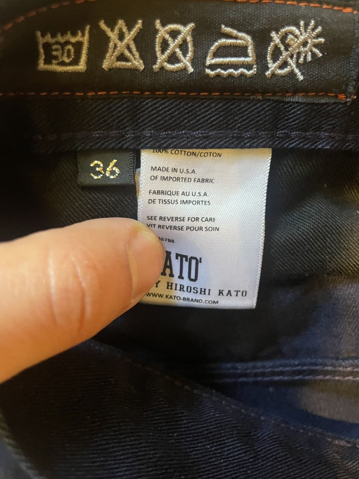 KATO Hiroshi Kato Indigo Pant Size US 36 / EU 52 - 6 Thumbnail