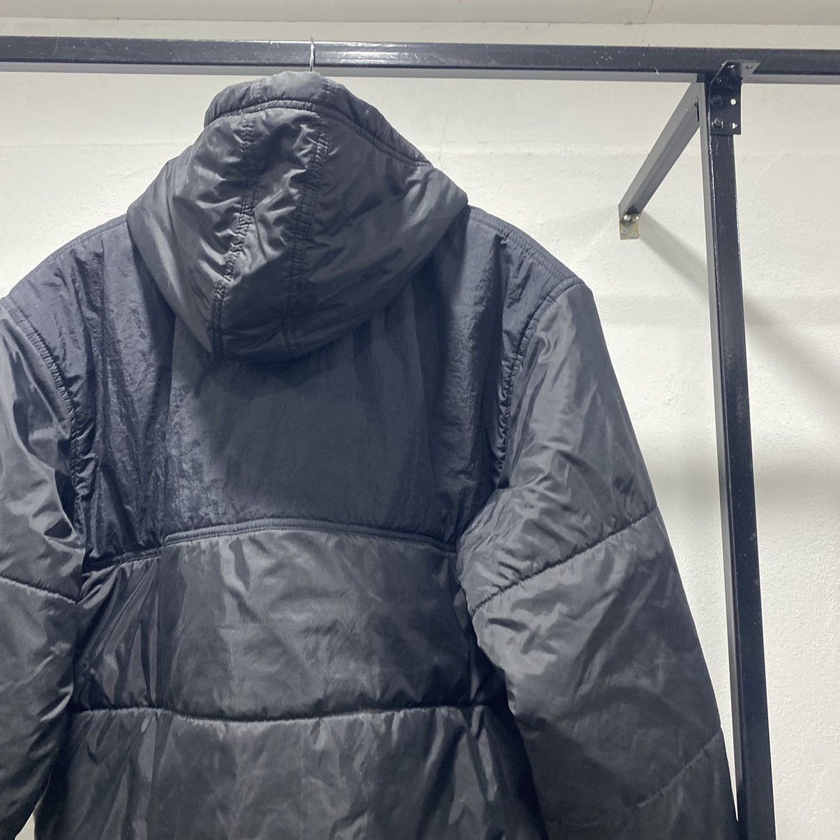 Nike × Vintage Sick☠️ Nike Center Swoosh Backhit Puffer Down Winter Jacket Size US L / EU 52-54 / 3 - 9 Thumbnail
