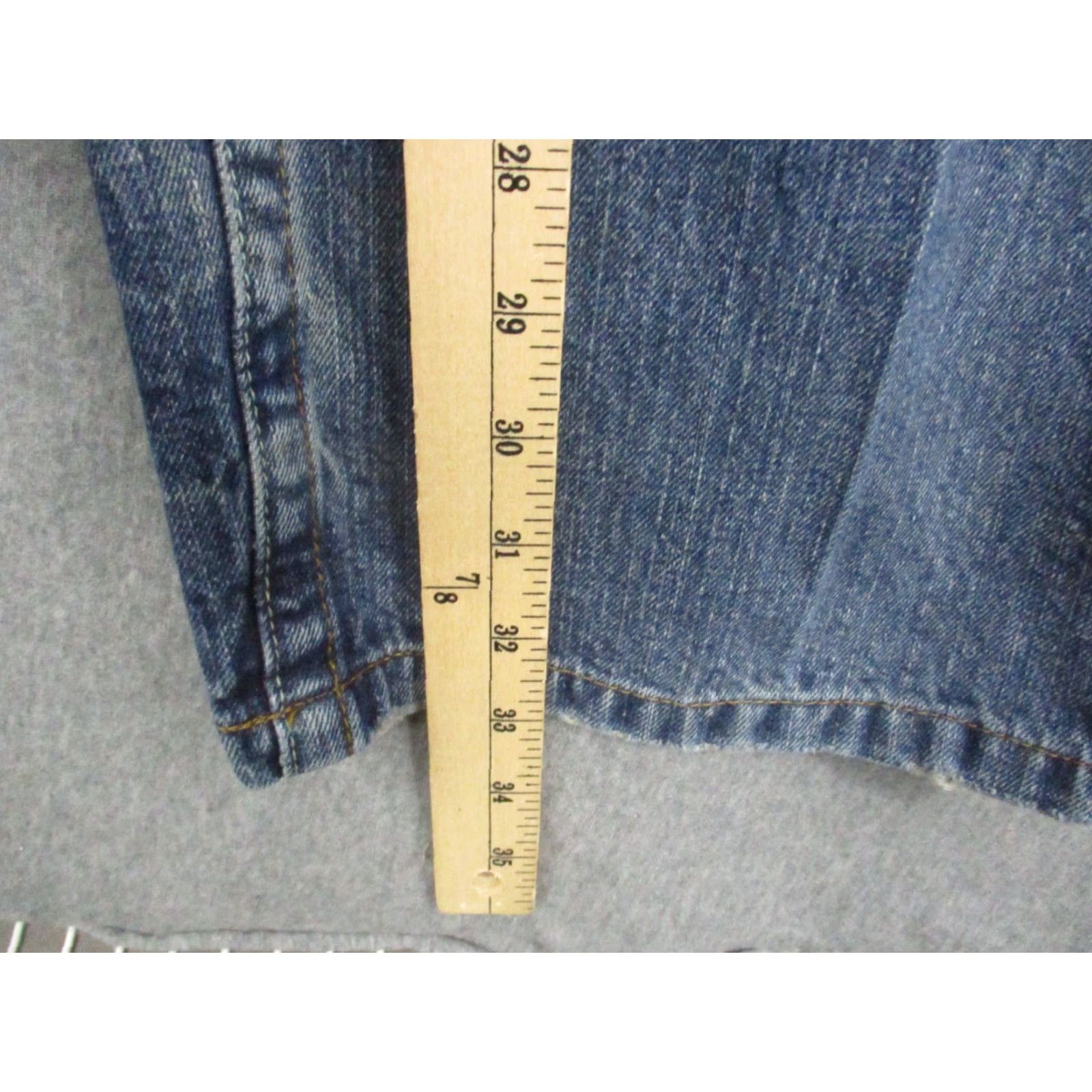 Sean John VINTAGE Sean John Jeans Mens 38x33 Blue Baggy Skater Y2k Wide Leg 90s Hip Hop Logo Mens Size US 38 / EU 54 - 6 Thumbnail