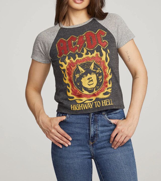 Chaser Brand Chaser AC/DC Highway to Hell Short Tee ( S ) Size S / US 4 / IT 40 - 1 Thumbnail