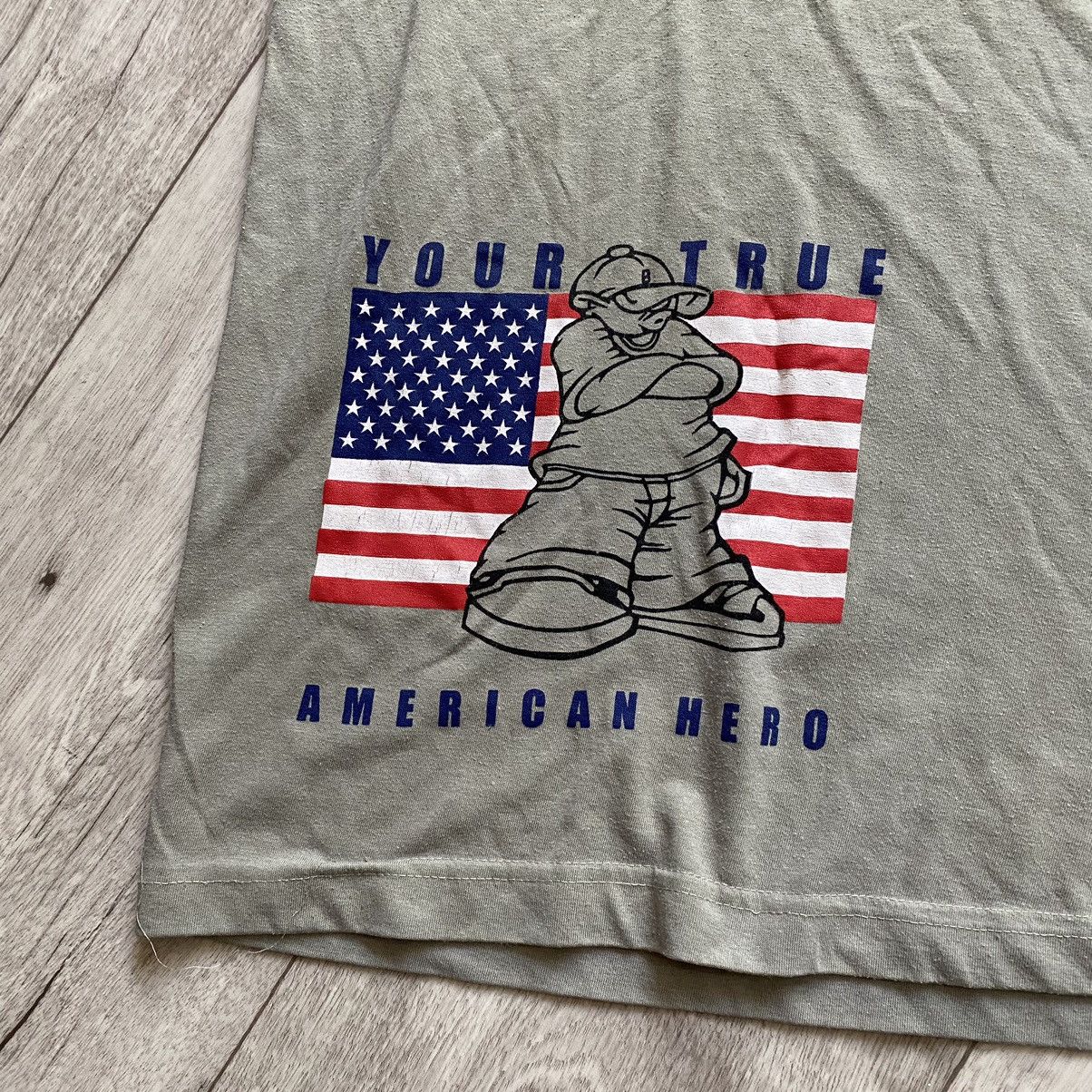 Rap Tees VINTAGE SCHOOL OF HARD KNOCKS AMERICAN HERO T SHIRT Size US L / EU 52-54 / 3 - 2 Thumbnail