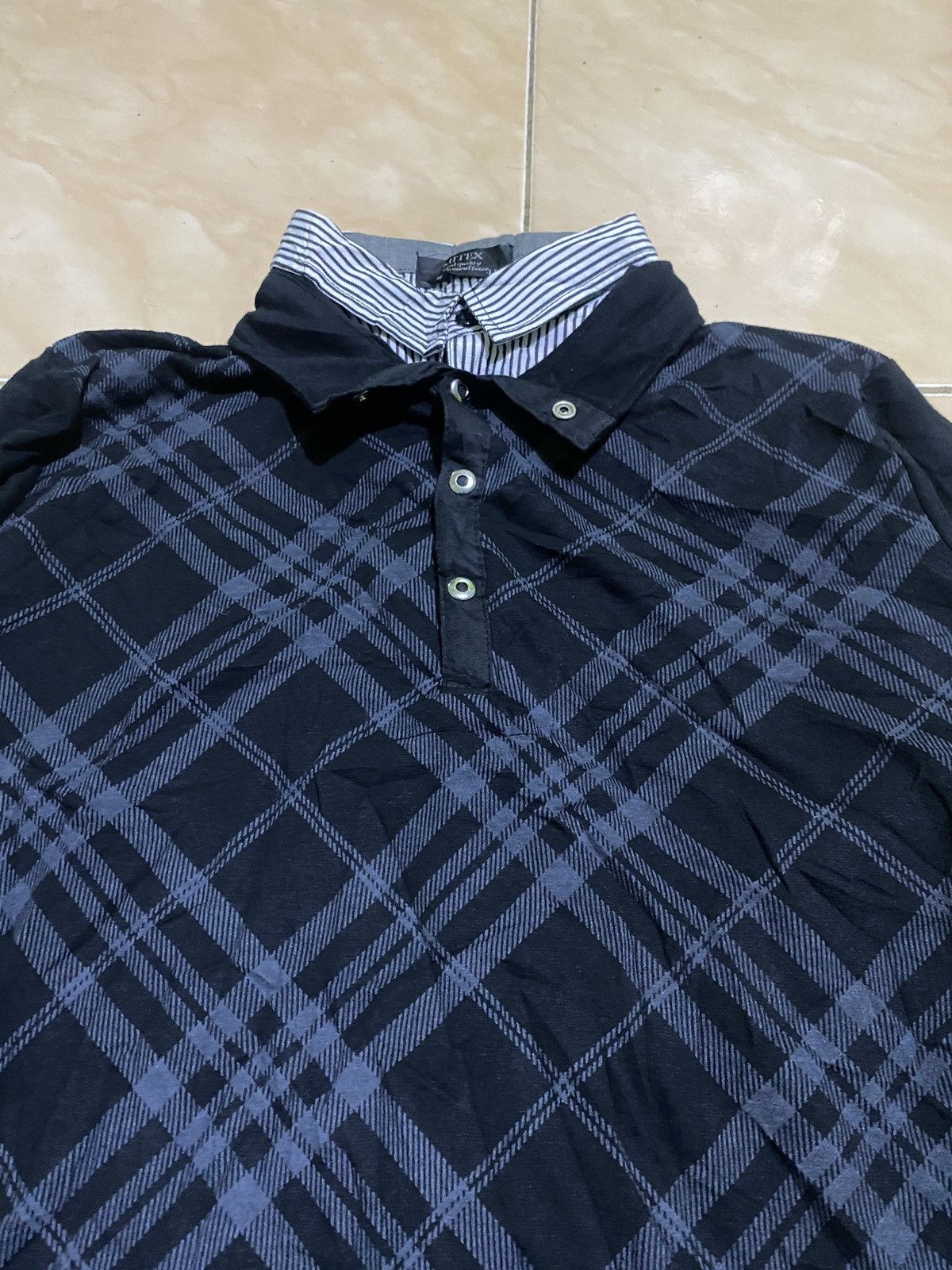 14th Addiction Mitex Longsleeve double collar vkei style Size US L / EU 52-54 / 3 - 5 Thumbnail