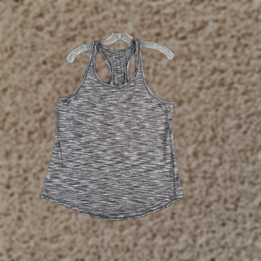 Lululemon Lululemon Shirt 8 Gray Sleeveless Racerback Tank Top Gym Yoga Workout Casual Workwear Women Vintage No Size M / US 6-8 / IT 42-44 - 1 Thumbnail