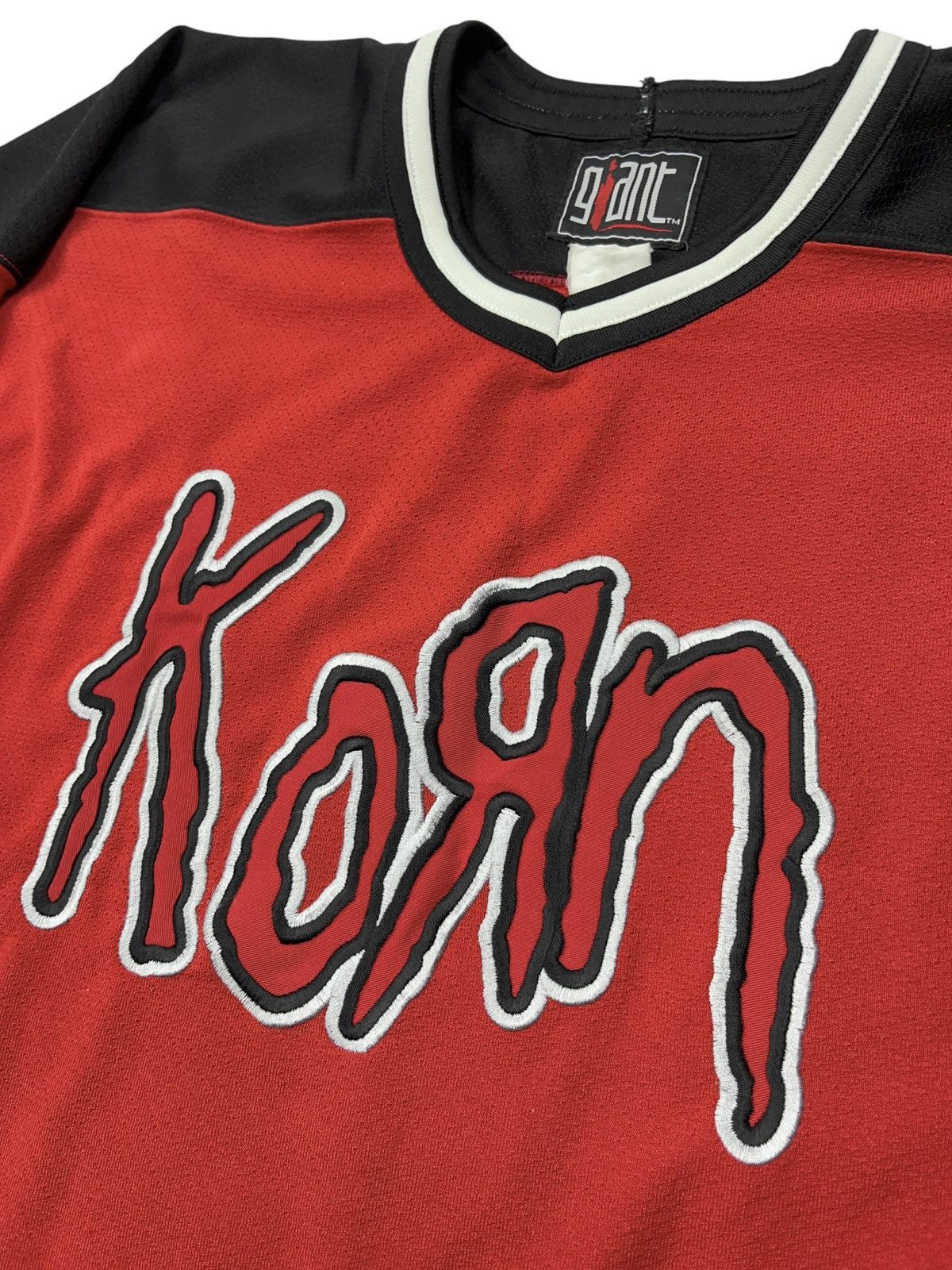 Band Tees Vintage 1999 Korn Follow The Leader Tour Hockey Jersey Mesh Size US XL / EU 56 / 4 - 5 Thumbnail