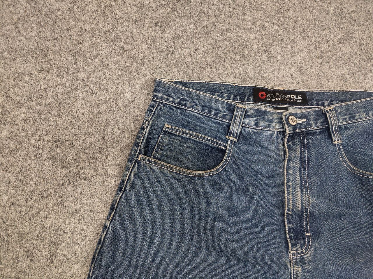 Southpole Vintage Southpole baggy Blue denim Shorts Y2k Style Rap Size US 36 / EU 52 - 9 Thumbnail