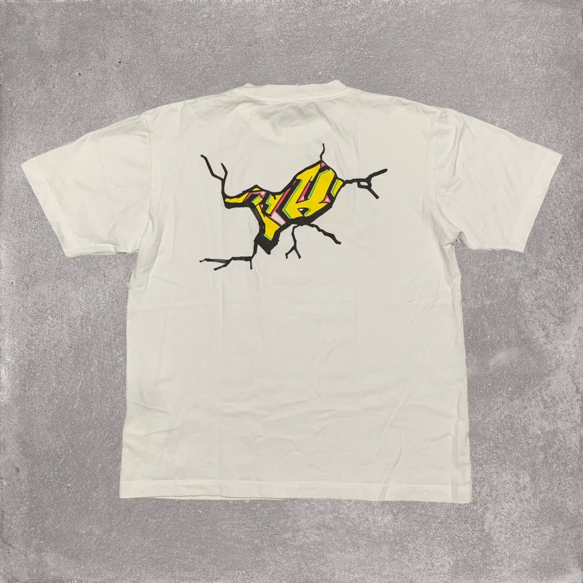 Off-White Off White XS Graffiti Graphic White Tee Virgil Abloh Size US XS / EU 42 / 0 - 2 Thumbnail