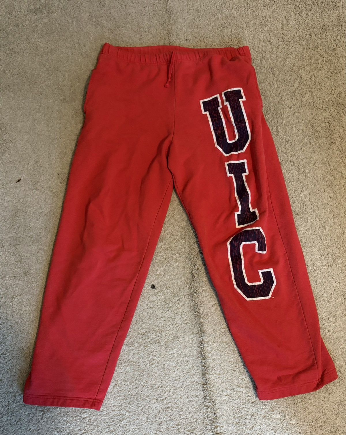 Vintage Vintage University of Illinois Chicago Sweatpants Size US 34 / EU 50 - 1 Thumbnail