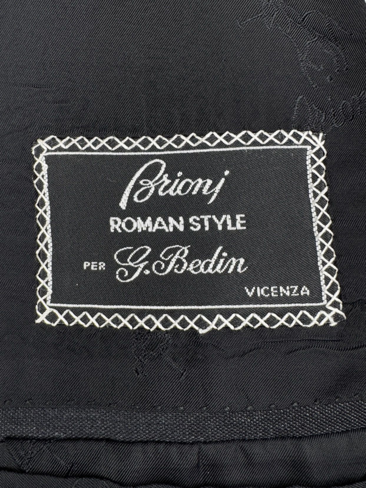 Brioni Brioni Nomentano wool 3 button Dark grey blazer sport coat Size 42R - 9 Thumbnail