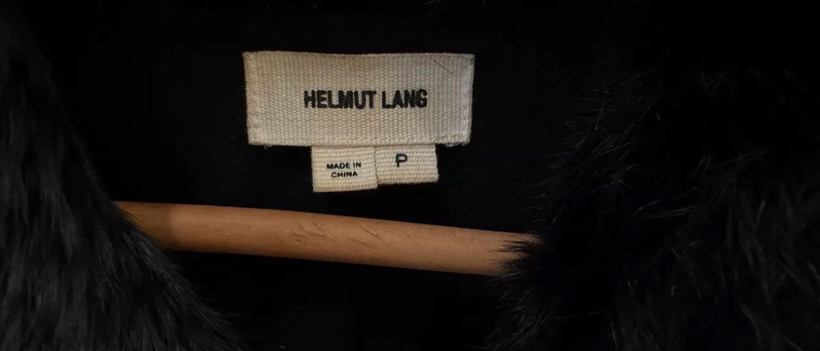 Helmut Lang Helmut Lang fur coat VINTAGE black slim fit fur wool coat Size US S / EU 44-46 / 1 - 6 Thumbnail