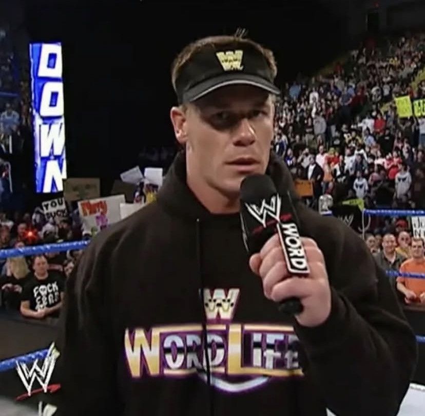 WWE JOHN CENA WORD LIFE VINTAGE HOODIE. Size US XXL / EU 58 / 5 - 2 Thumbnail