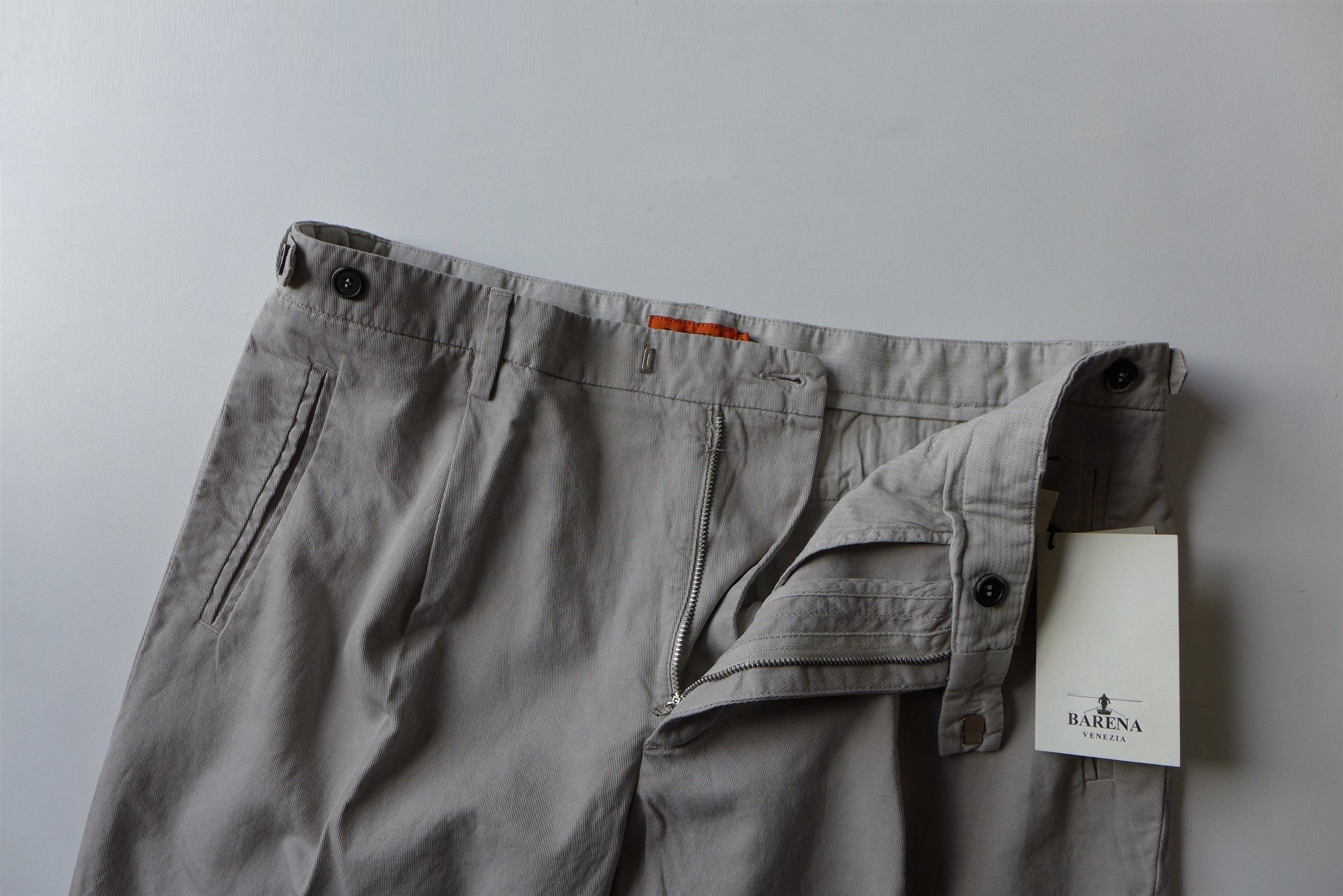 Barena Barena Masco Vignola Trousers -- Perla Cotton-Linen Size US 36 / EU 52 - 6 Thumbnail