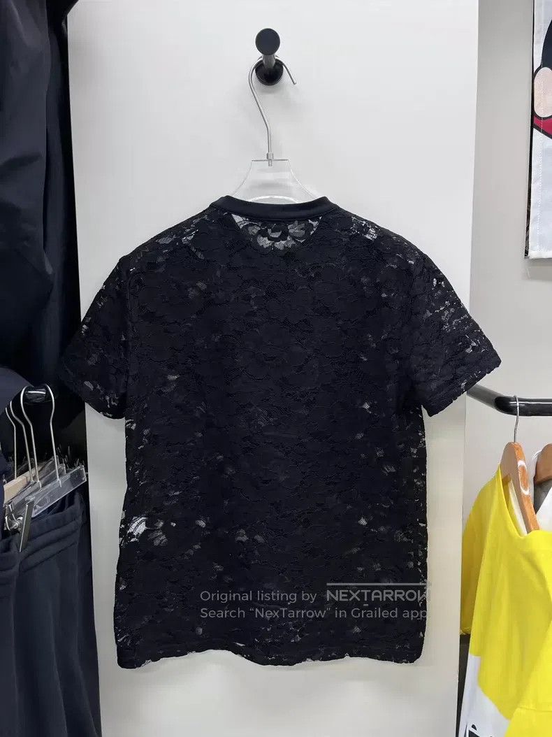 Givenchy Givenchy Limited Edition Pervert 17 Black Lace T-Shirt Size US M / EU 48-50 / 2 - 2 Thumbnail