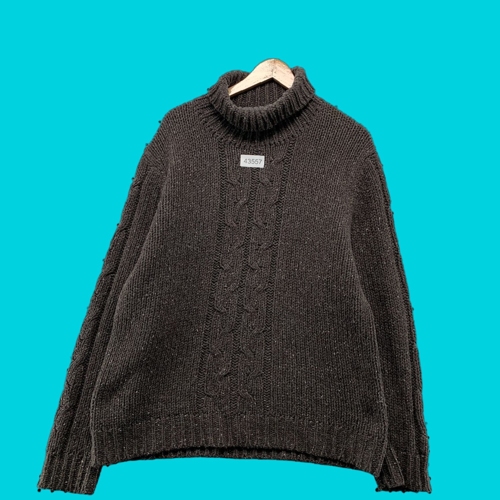 Gap VINTAGE Gap Cable Knit Turtleneck Sweater Pullover Mens XL Brown Speckled Hong Kong Pullover Mens XL Brown Speckled 90s, Gap, Sweater, Mens Size US XL / EU 56 / 4 - 1 Thumbnail